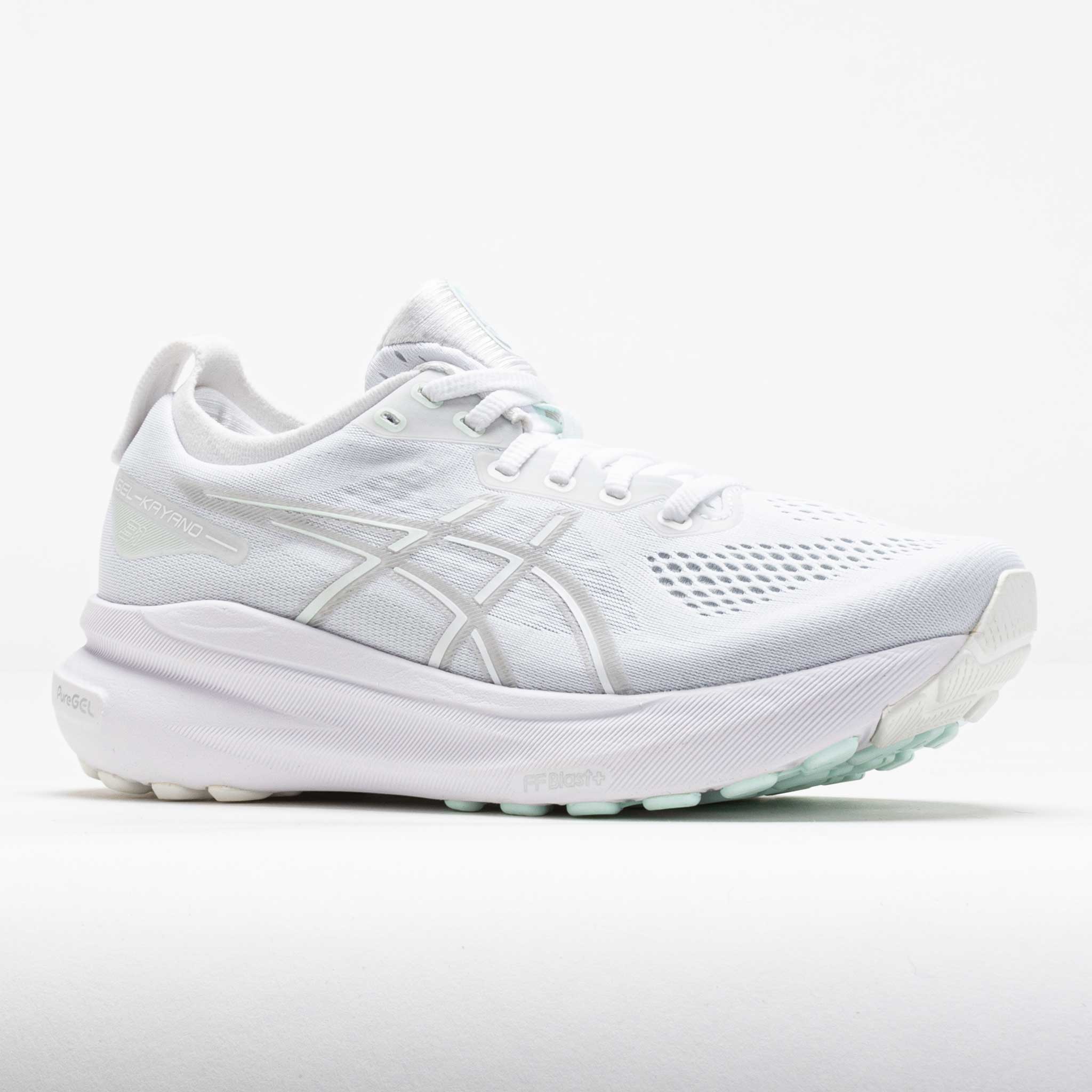 ASICS GEL-KAYANO 31 ホワイト/グリーン　28cm ASICS Men's Running Shoes GEL-KAYANO 31 White/Bright Cyan