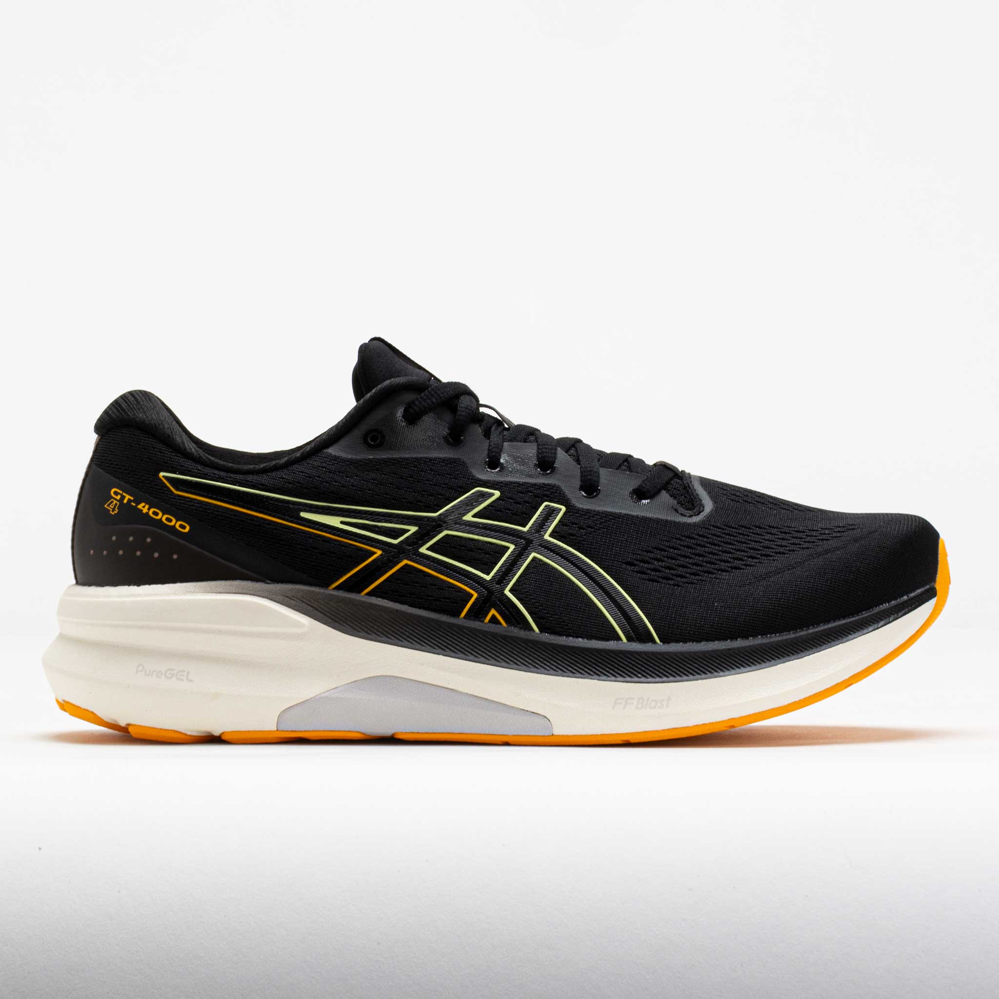 ASICS Men's GT-4000 4 Running Shoes - Black/Amber / 11