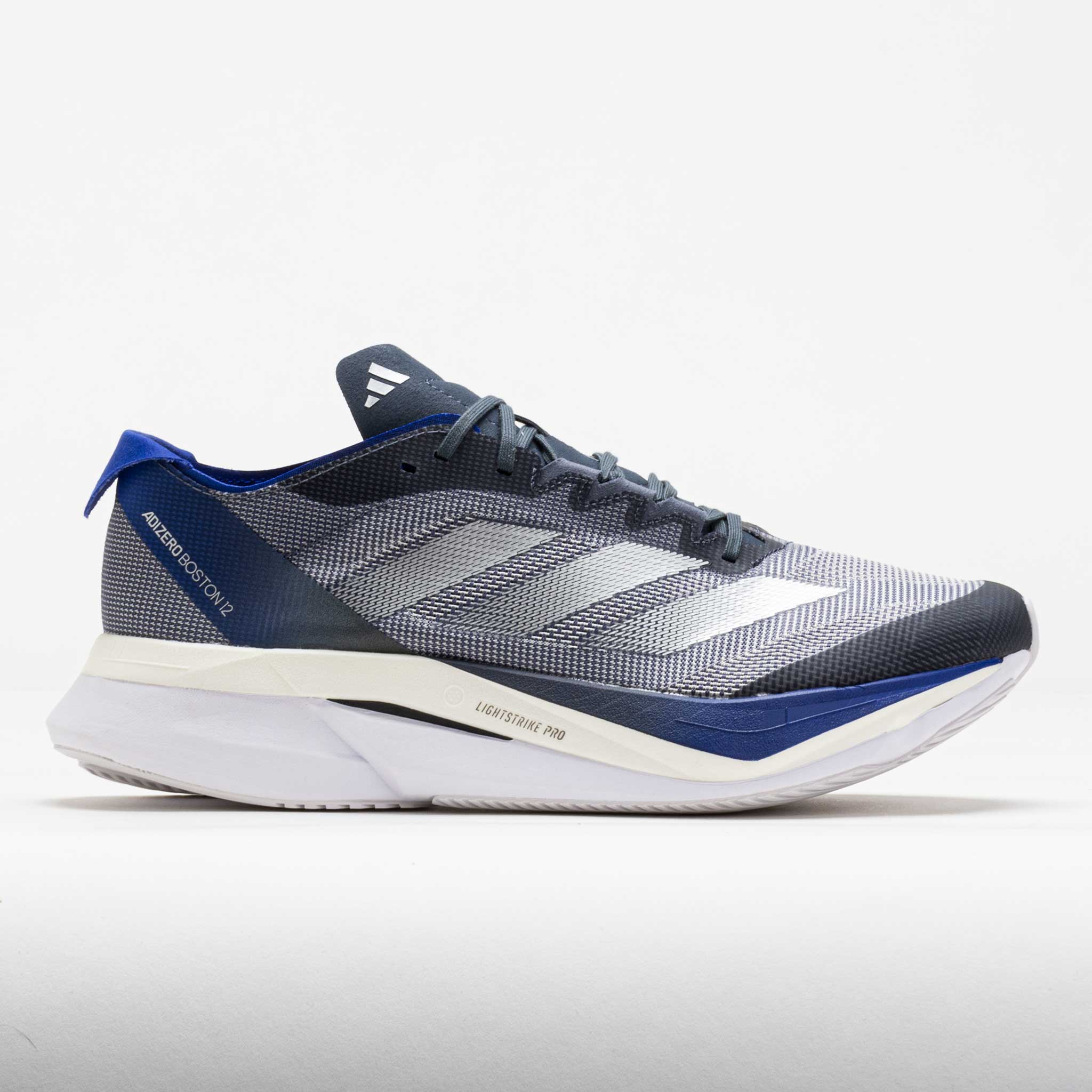 adidas Adizero Boston 12 Men's Onix/Matte Silver/Lucid Blue