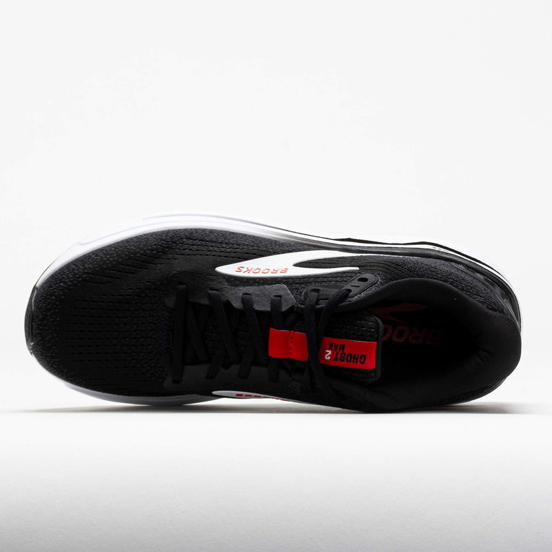 Brooks Ghost Max 2 Men's Black/White/Fiery Red