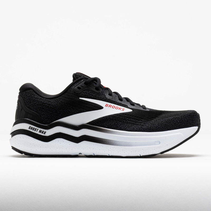 Brooks Ghost Max Men's Black/White/Fiery Red – Holabird Sports