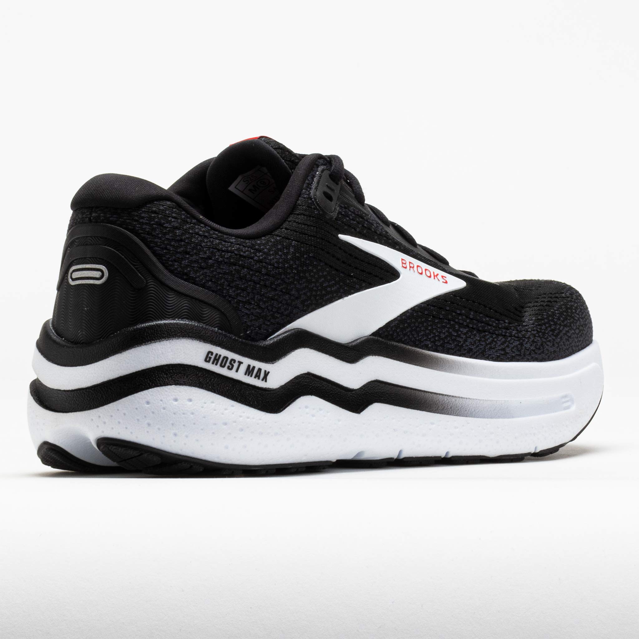 Brooks Ghost Max 2 Men's Black/White/Fiery Red