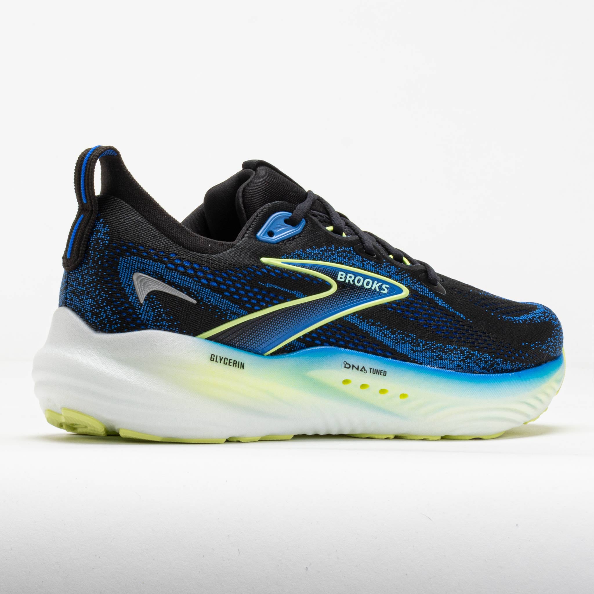 Brooks Glycerin 22 Men's Black/Cobalt/Neo Yellow – Holabird Sports