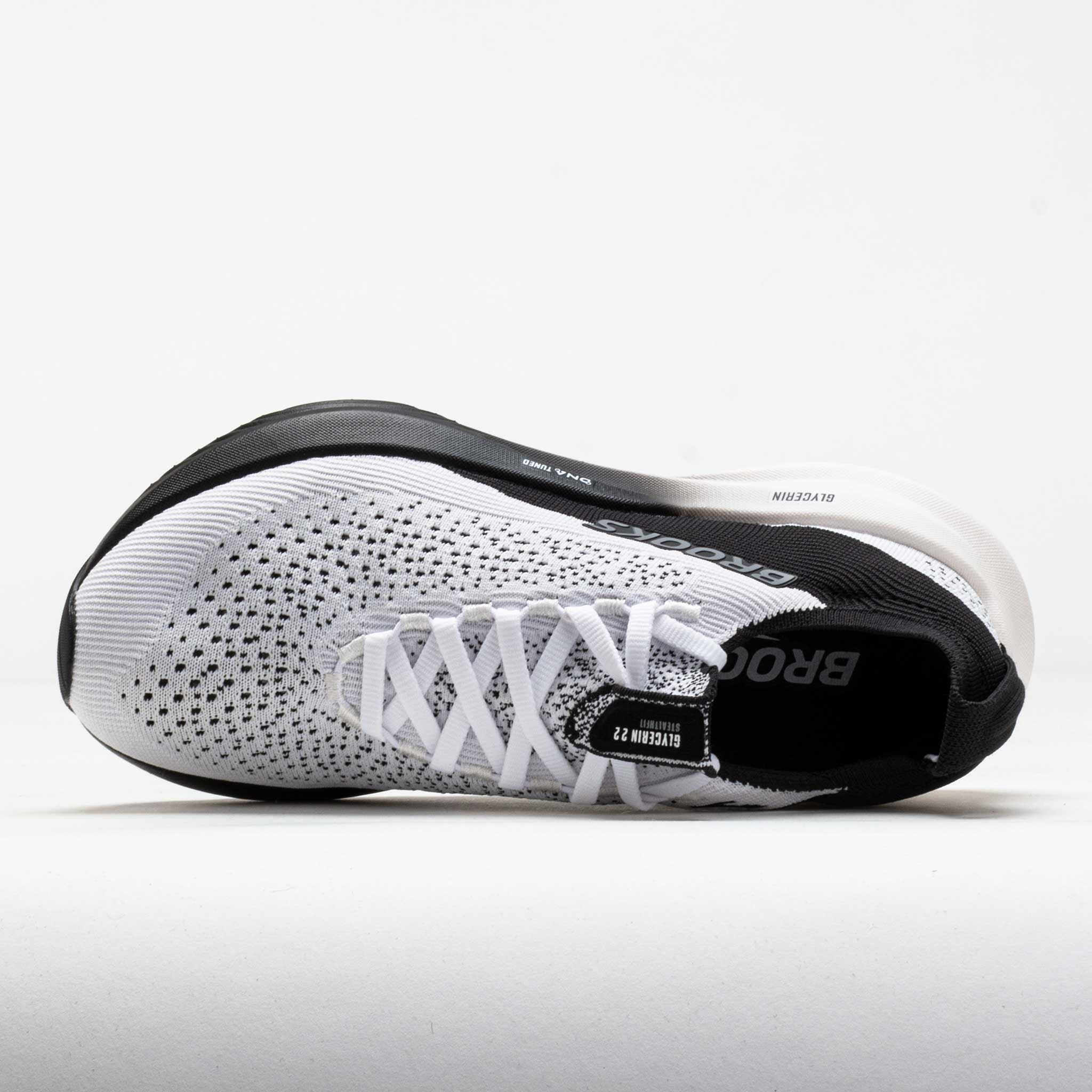 Brooks Glycerin StealthFit 22 Men's White/Grey/Black