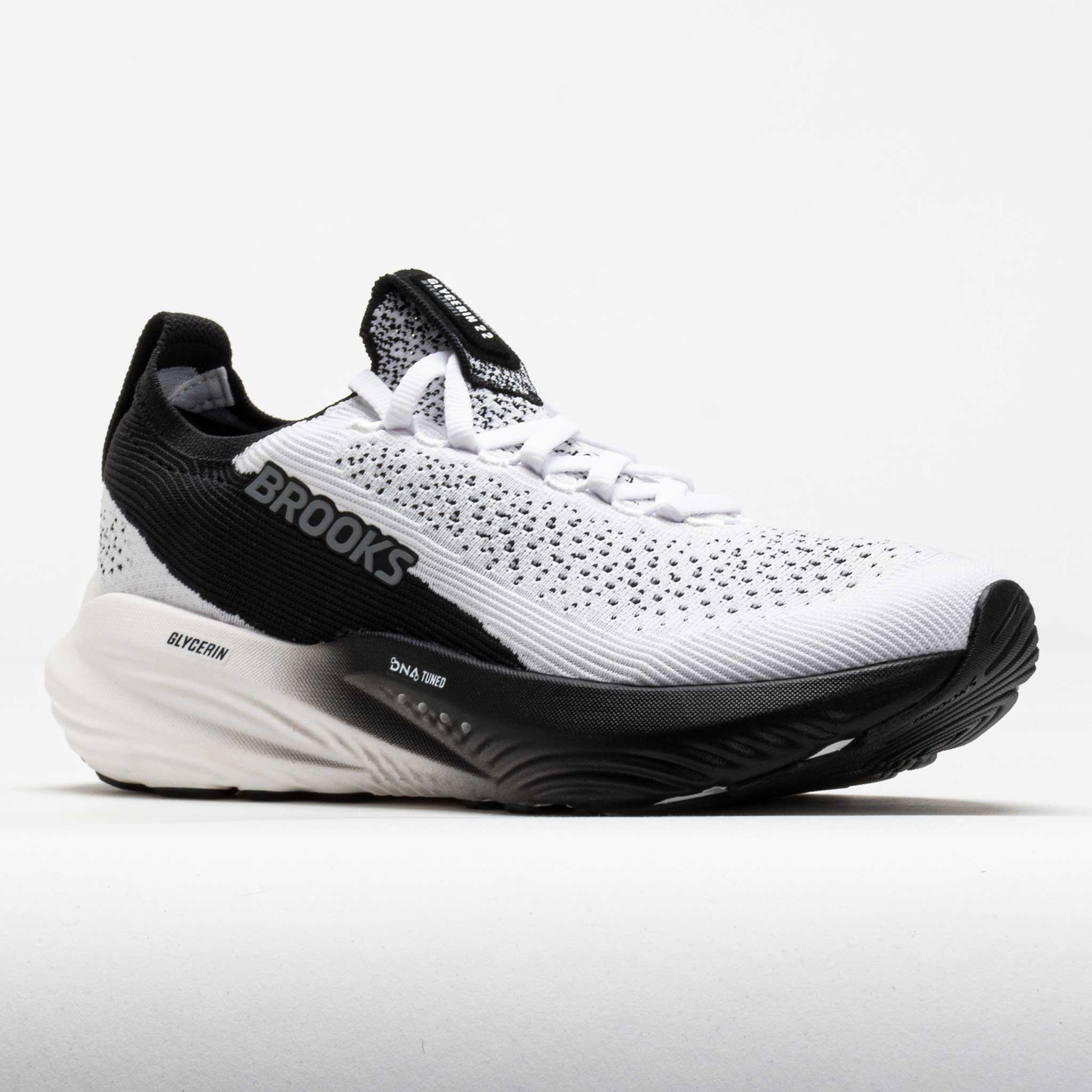 Brooks Glycerin StealthFit 22 Men's White/Grey/Black