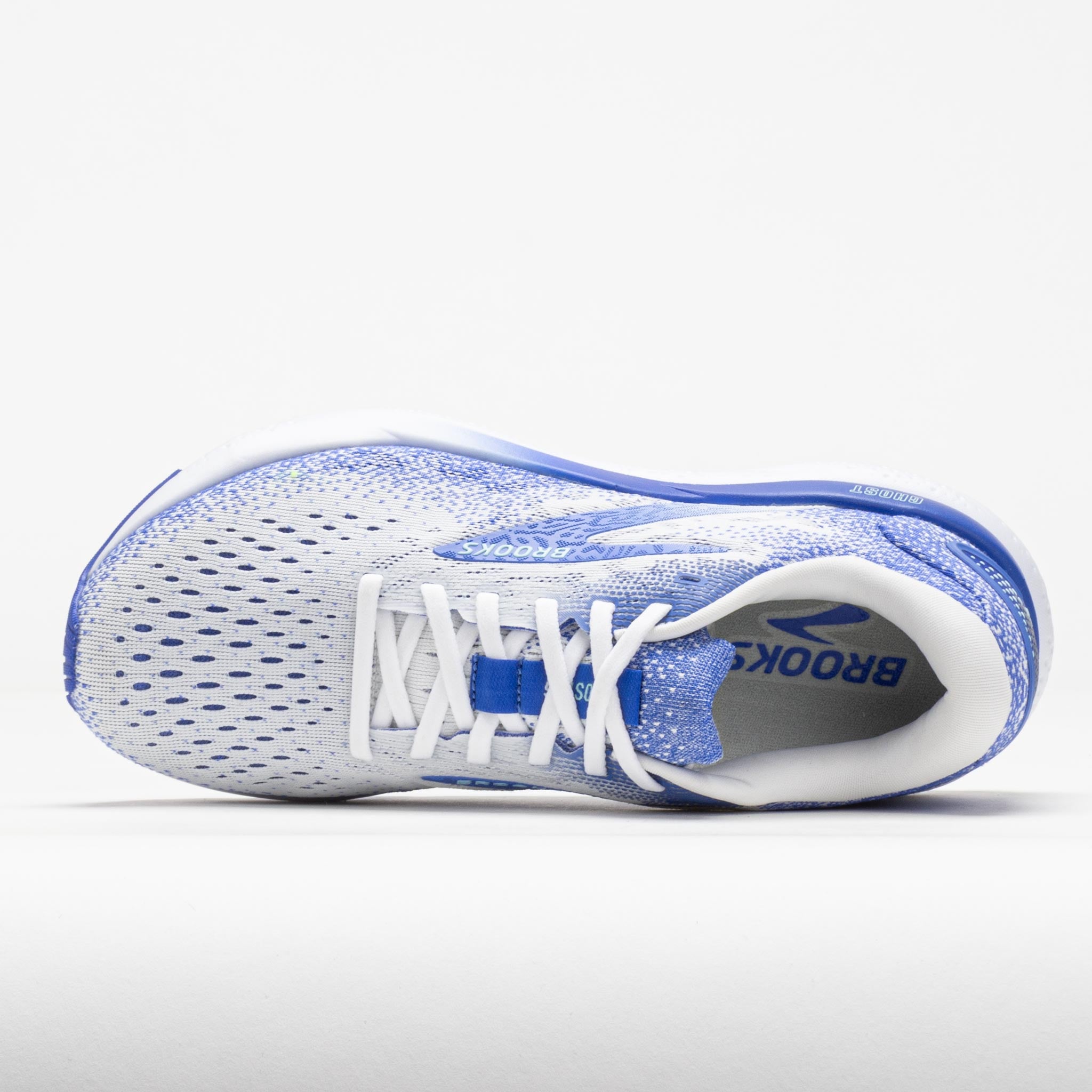 Brooks Ghost 16 Women's White/Amparo Blue/Limpet