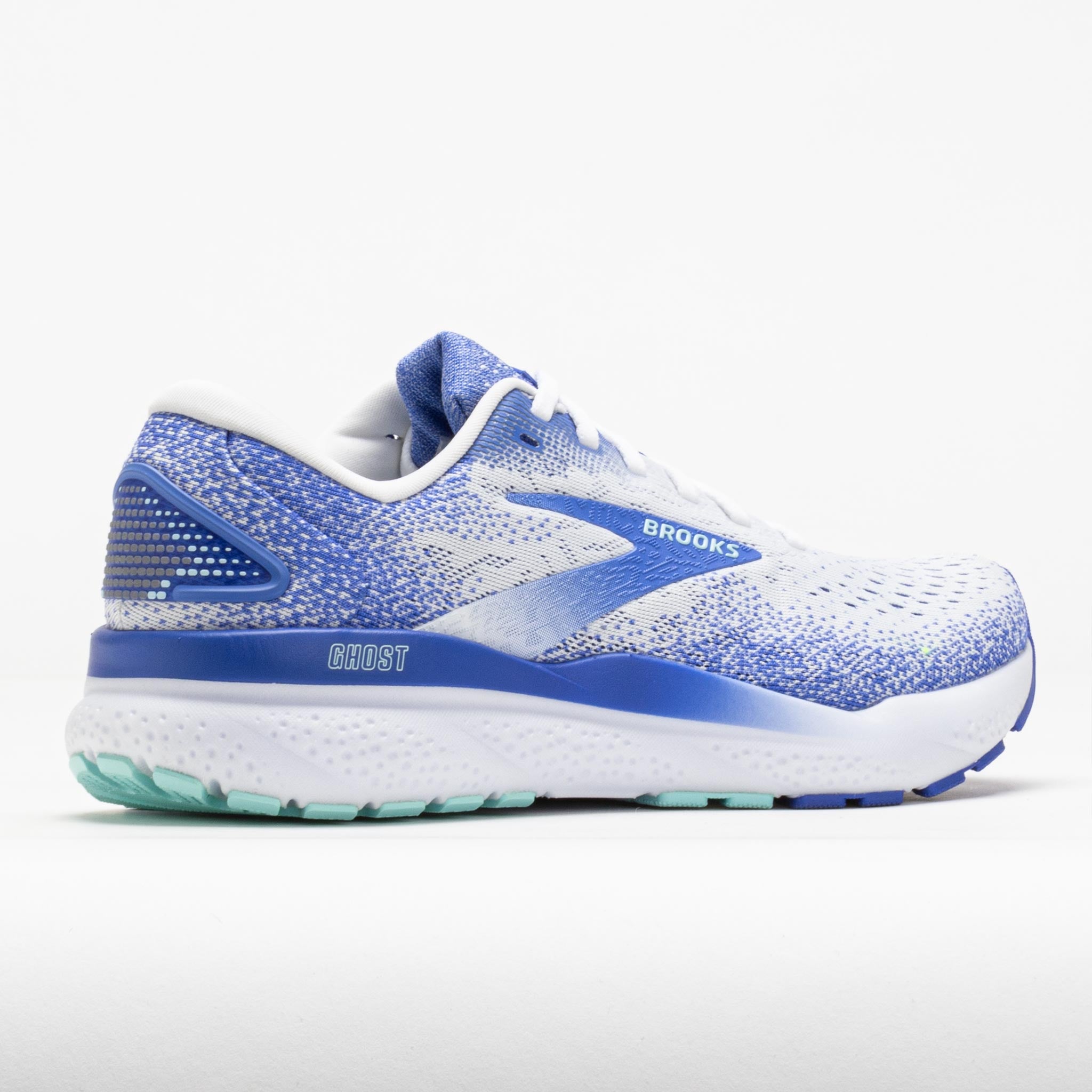 Brooks Ghost 16 Women's White/Amparo Blue/Limpet