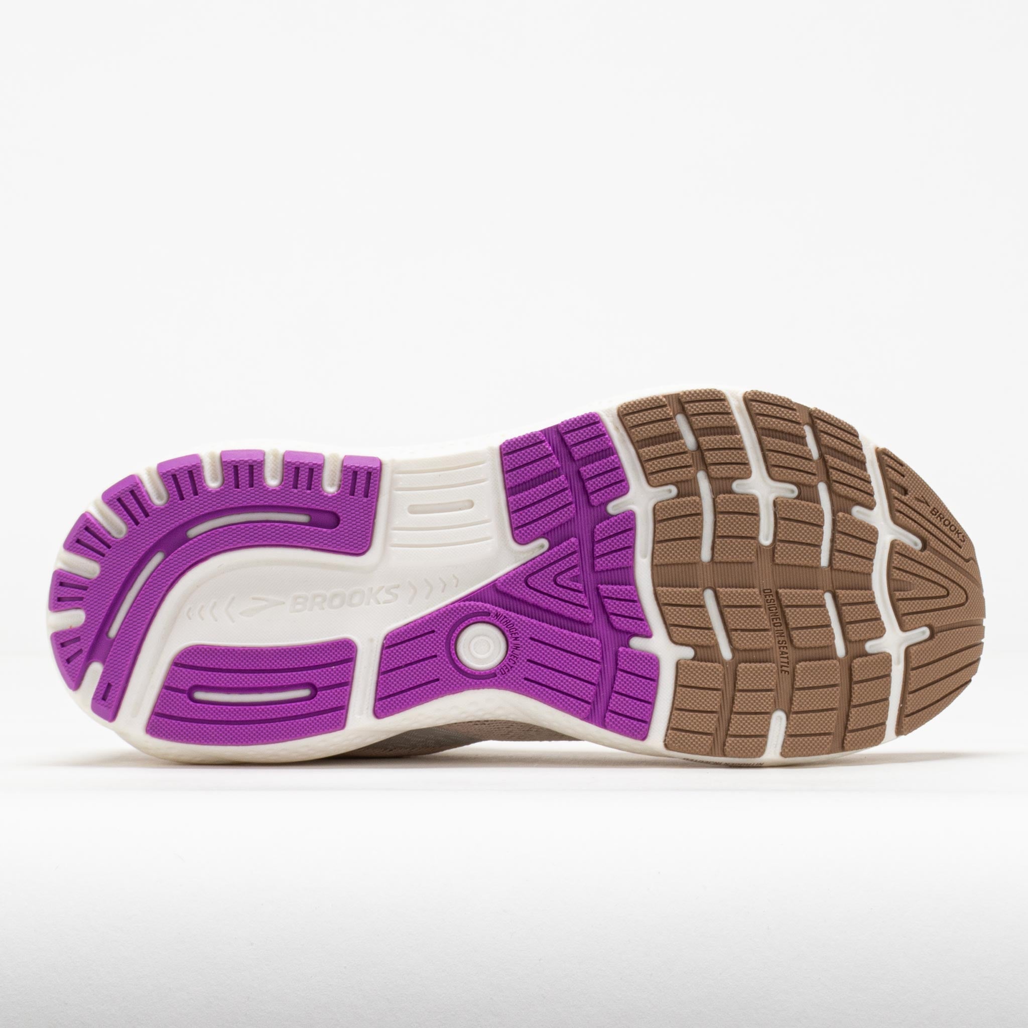 Brooks Ghost 16 Women's Almond Peach/Coconut/Purple