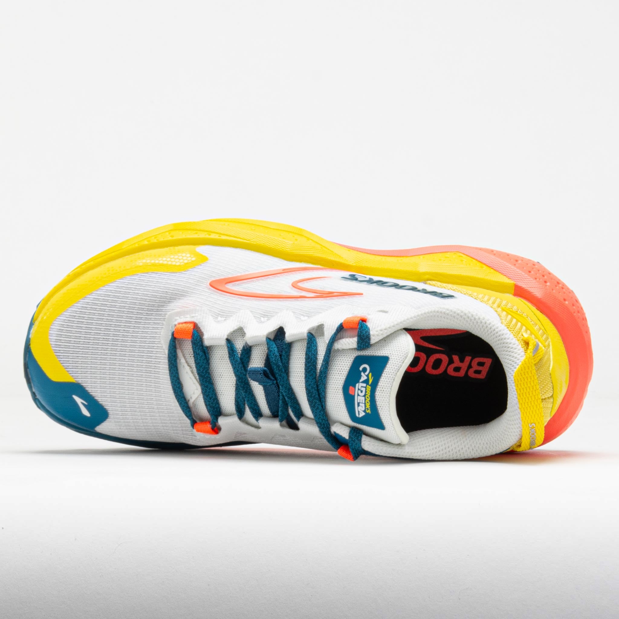 Brooks Caldera 8 Women's Bit of Blue/Quince/Flame – Holabird Sports