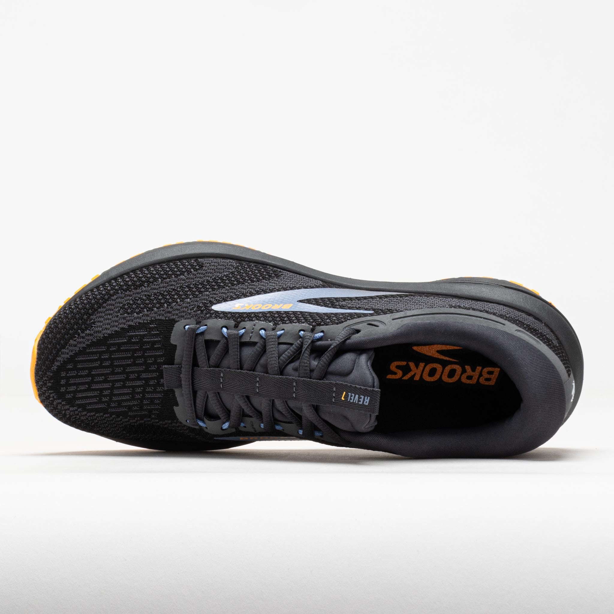 Brooks Revel 7 Men's Black/Country Blue/Orange