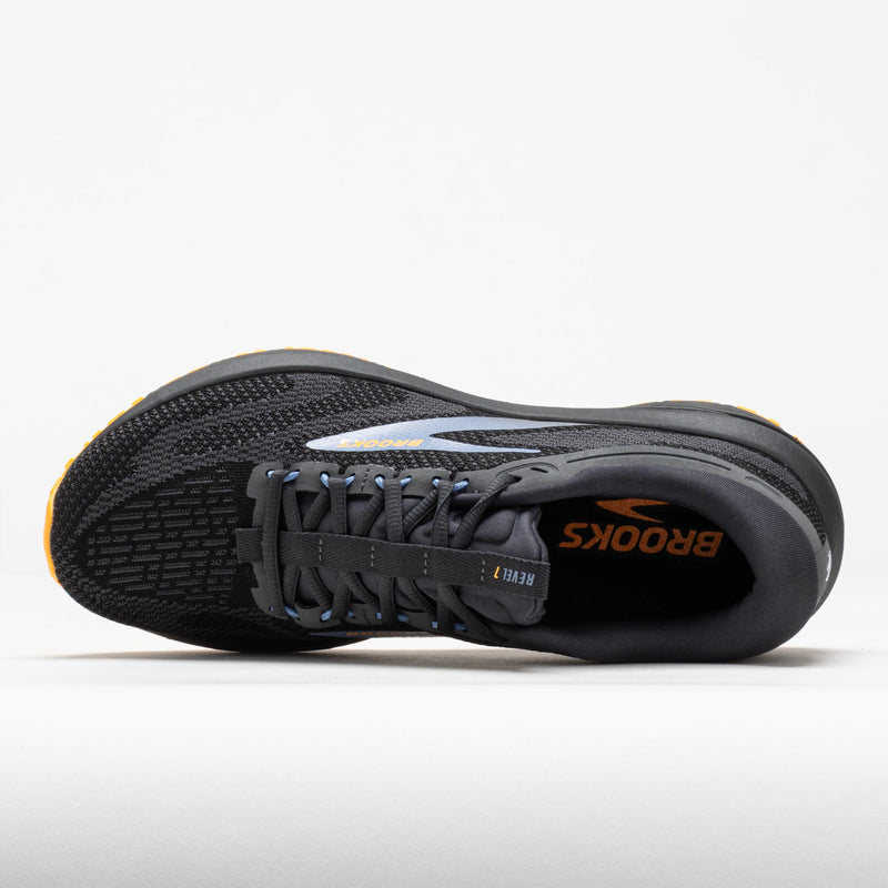 Brooks Revel 7 Men's Black/Country Blue/Orange