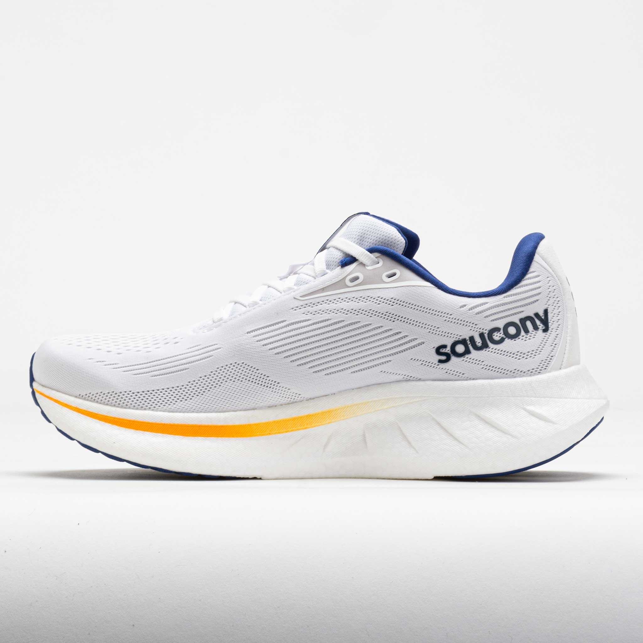 Saucony Ride 18 Men's White/Azurite – Holabird Sports
