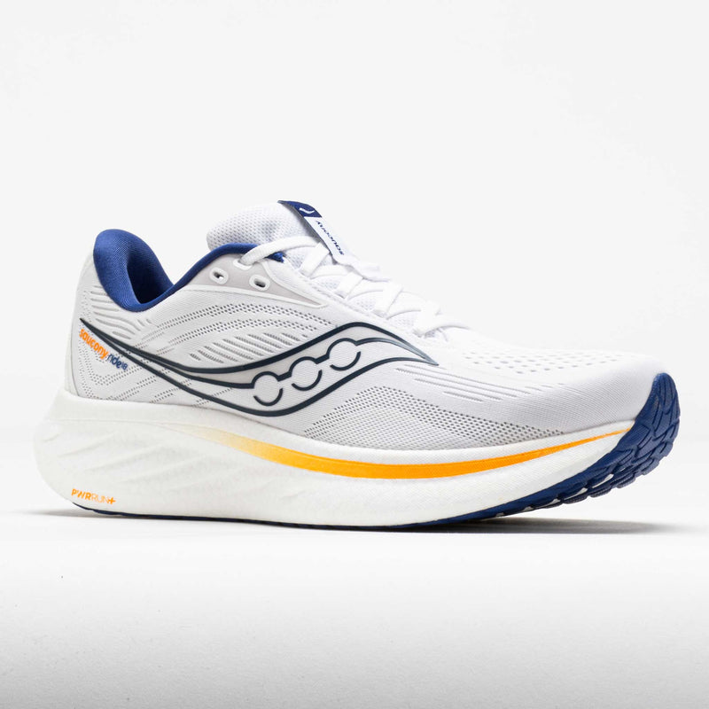 Saucony Ride 18 Men's White/Azurite