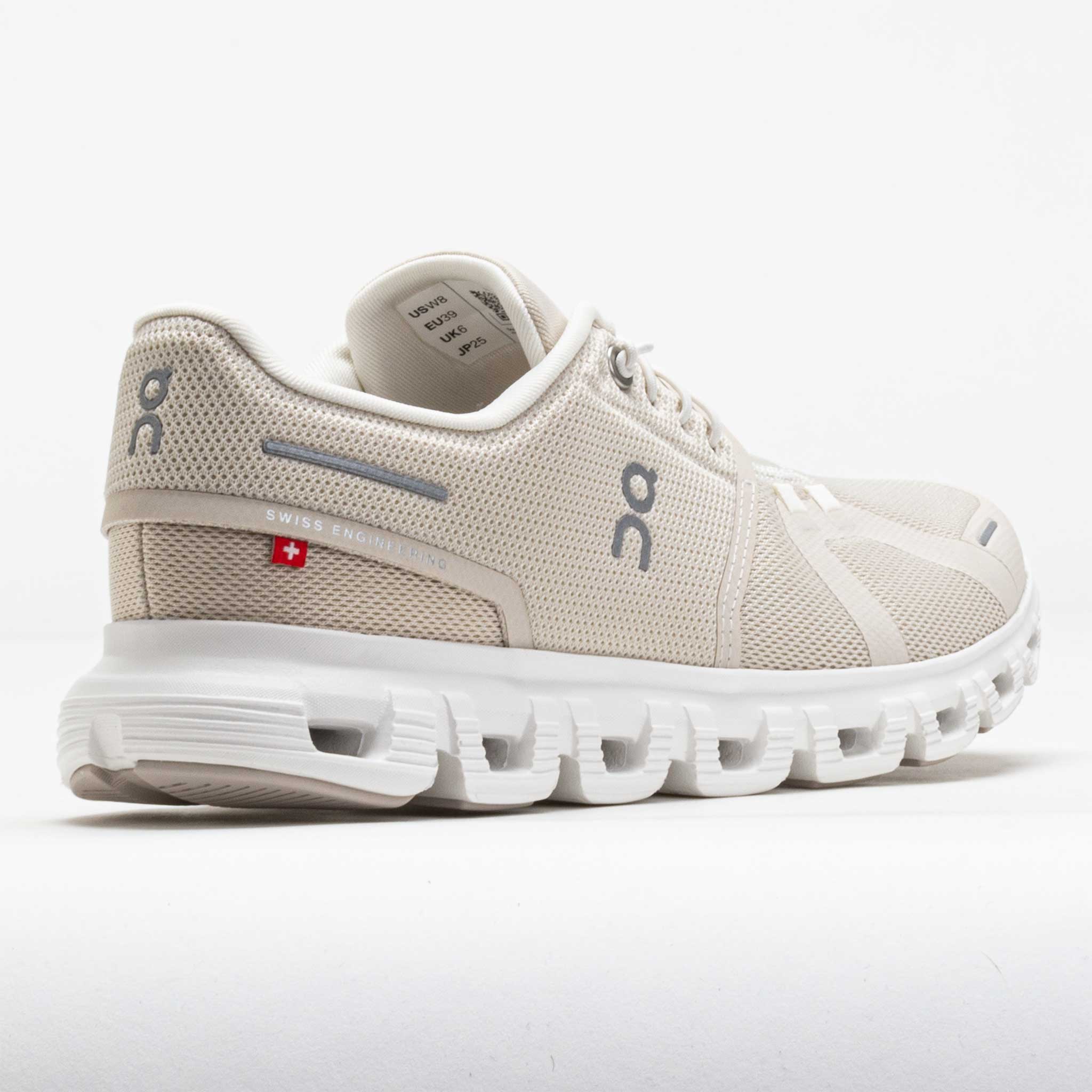 On Cloud 6 Women's Pearl/White