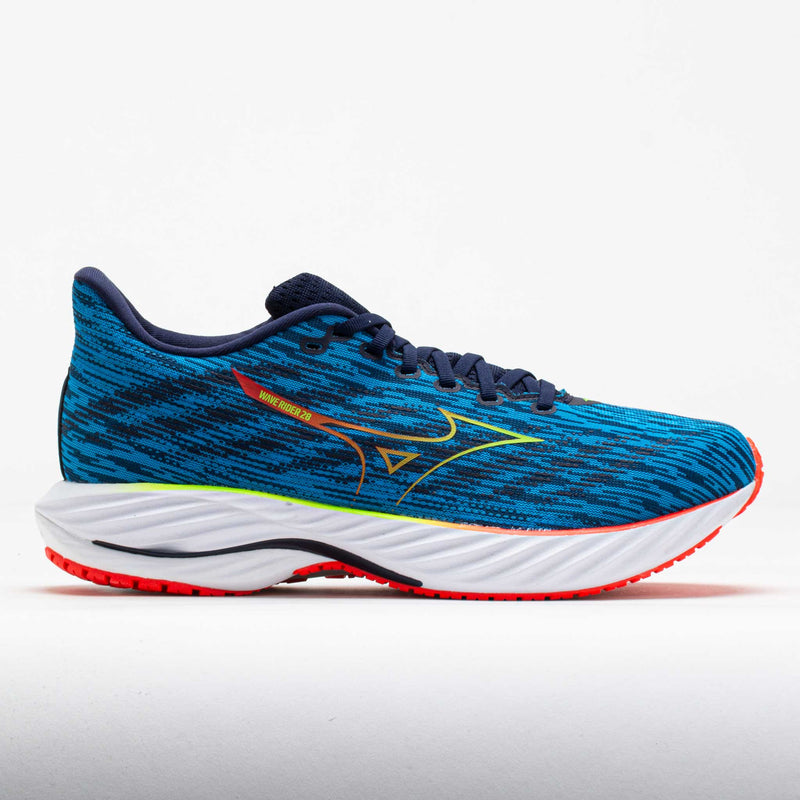 Mizuno Wave Rider 28 Men's Blue Pace/Green Gecko