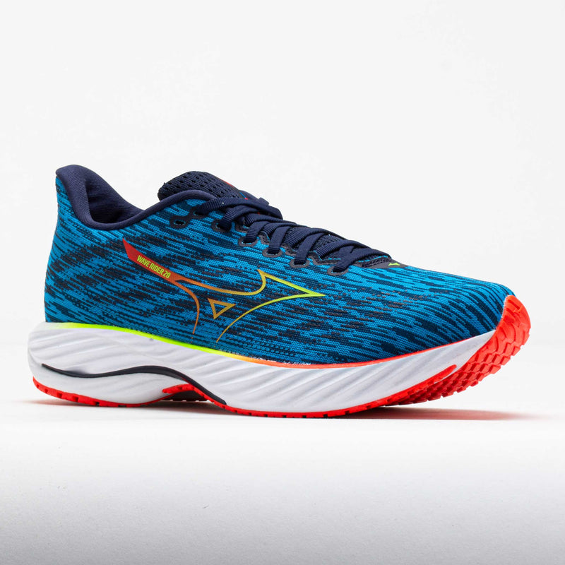 Mizuno Wave Rider 28 Men's Blue Pace/Green Gecko