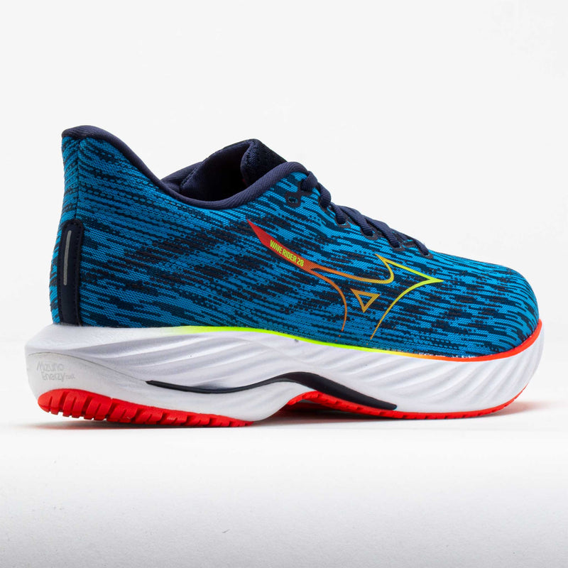 Mizuno Wave Rider 28 Men's Blue Pace/Green Gecko