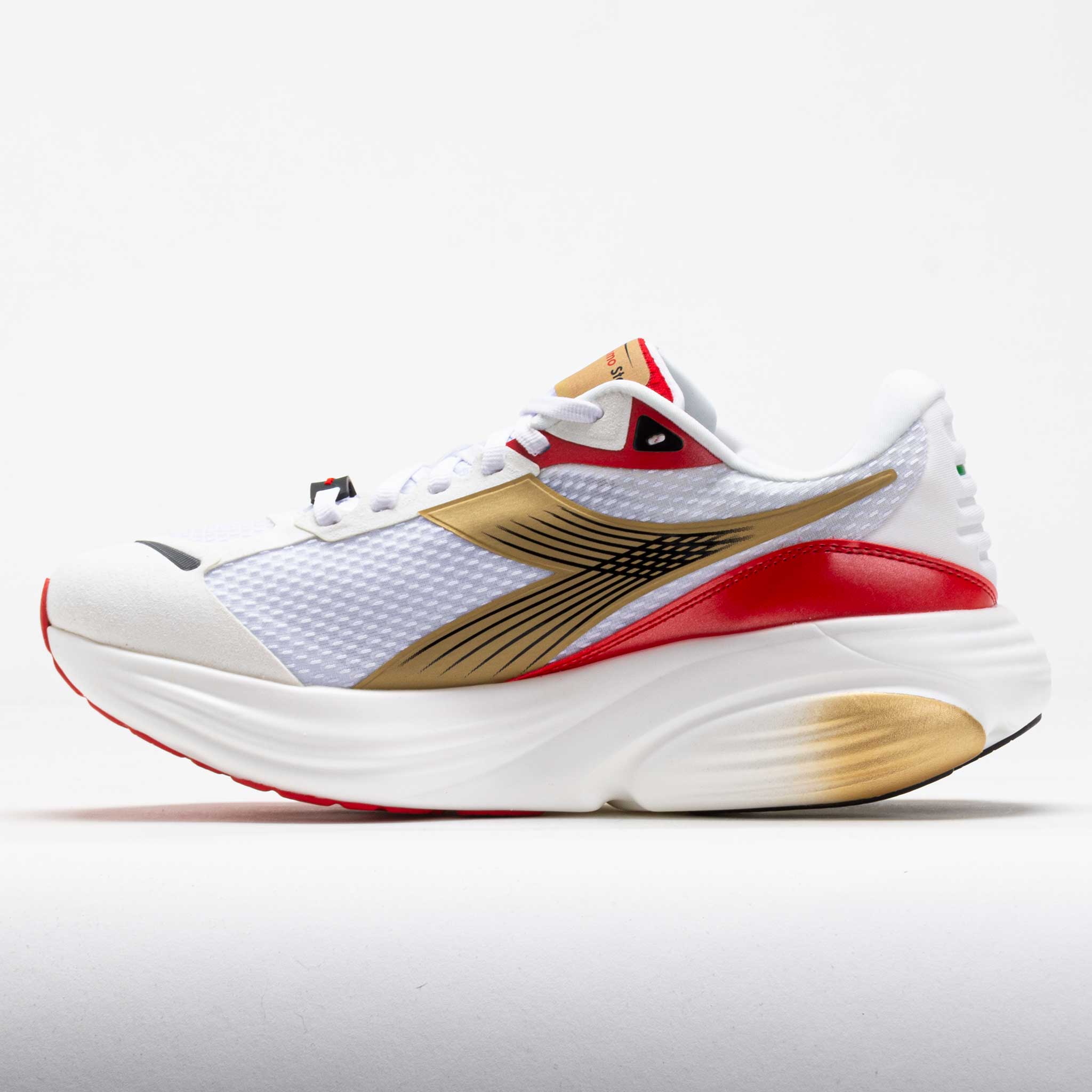 Diadora Atomo Star Unisex White/Metallic Gold/Firey Red