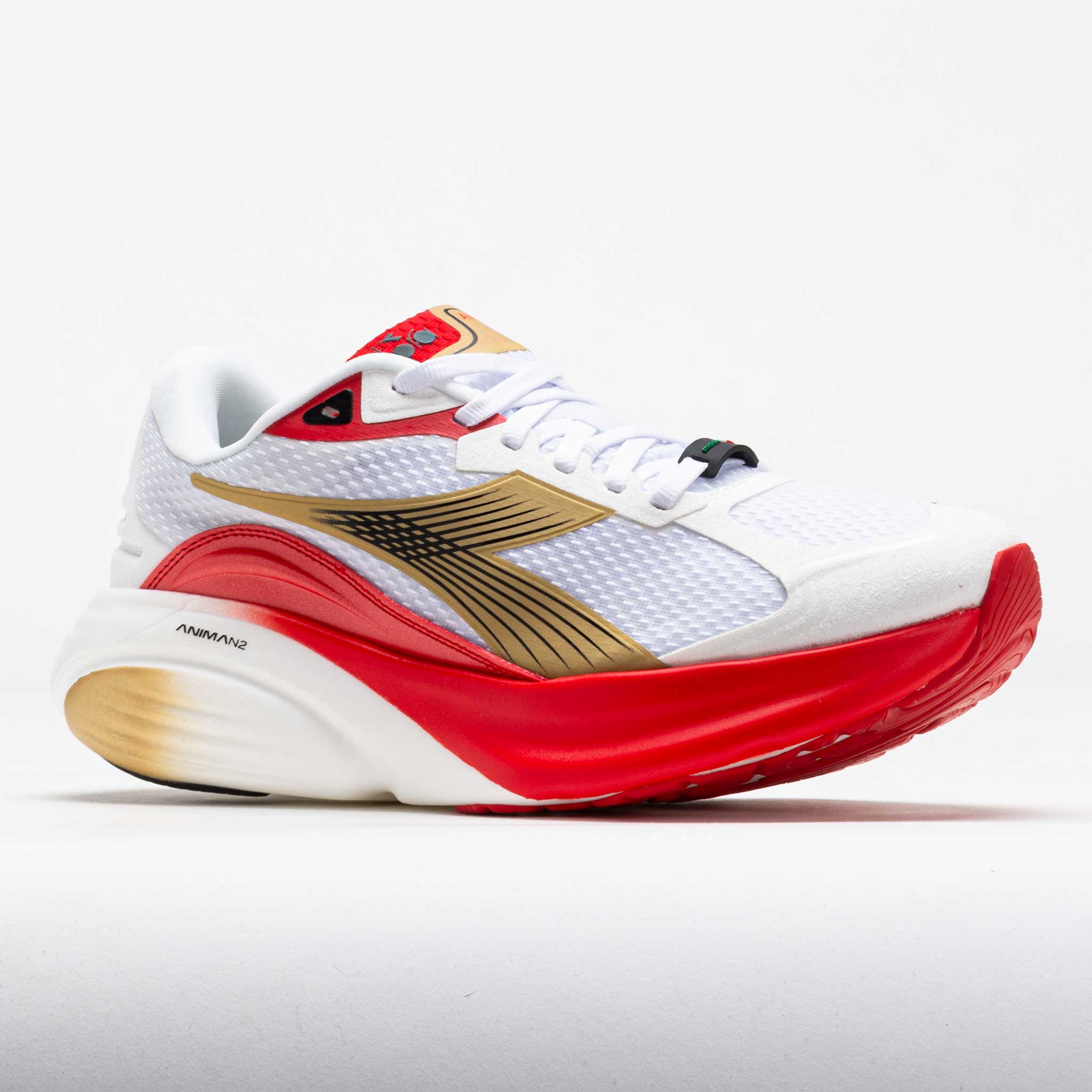 Diadora Atomo Star Unisex White/Metallic Gold/Firey Red