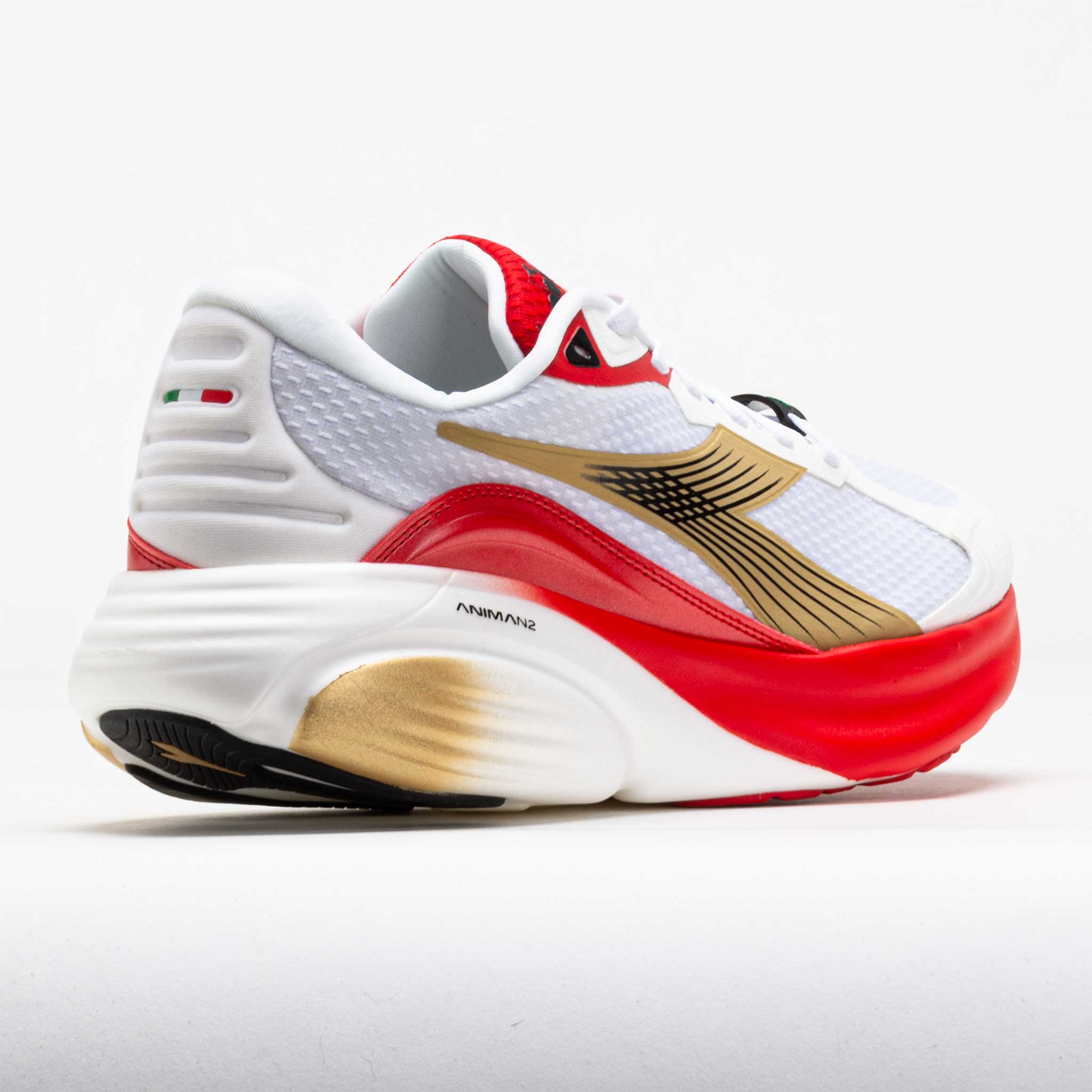Diadora Atomo Star Unisex White/Metallic Gold/Firey Red