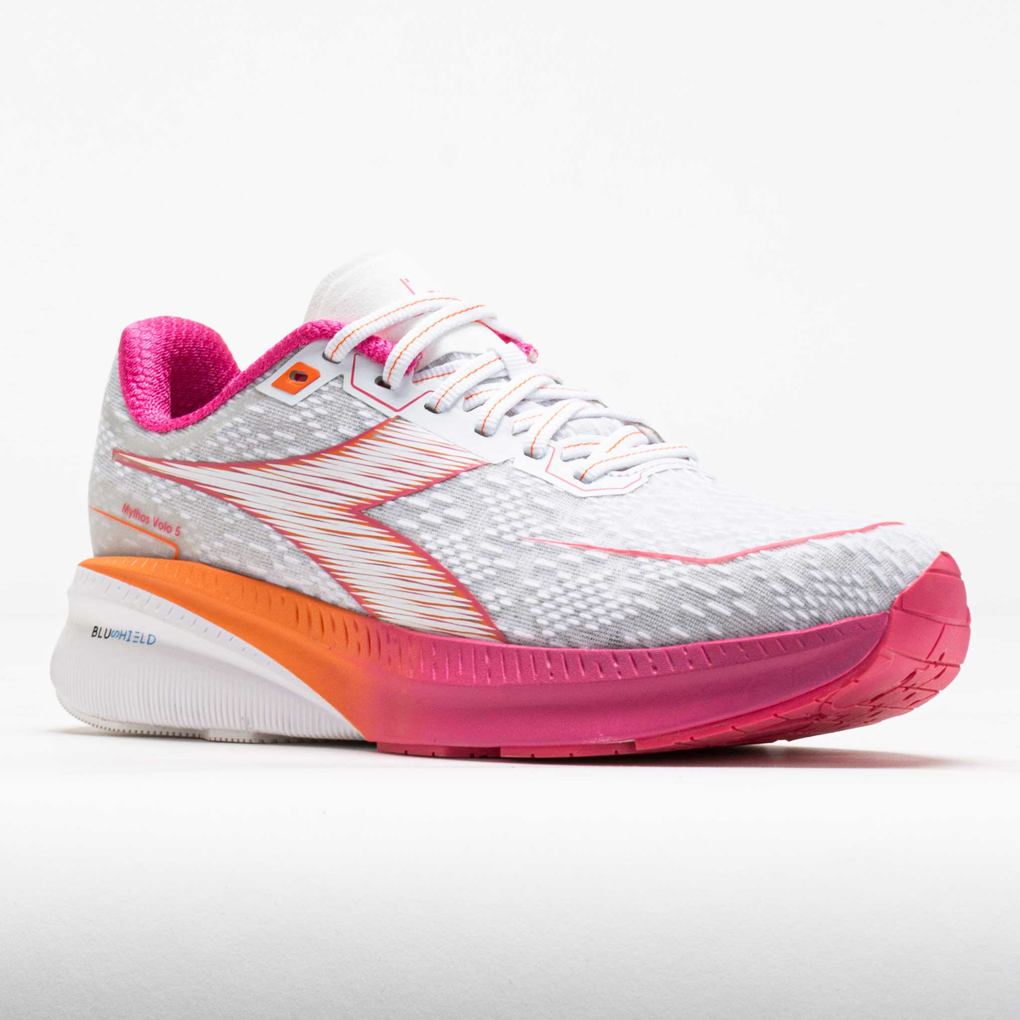 Diadora Mythos Blushield Volo V Women's White/Fandango Pink/Nectarine