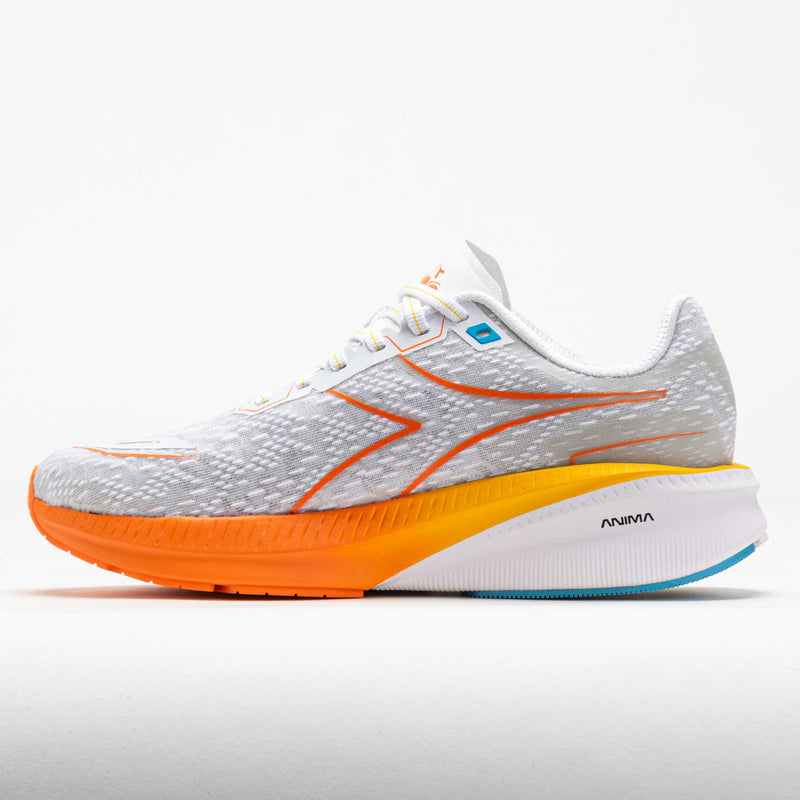 Diadora Mythos Blushield Volo 5 Men's White/Nectarine/Lemon Chrome