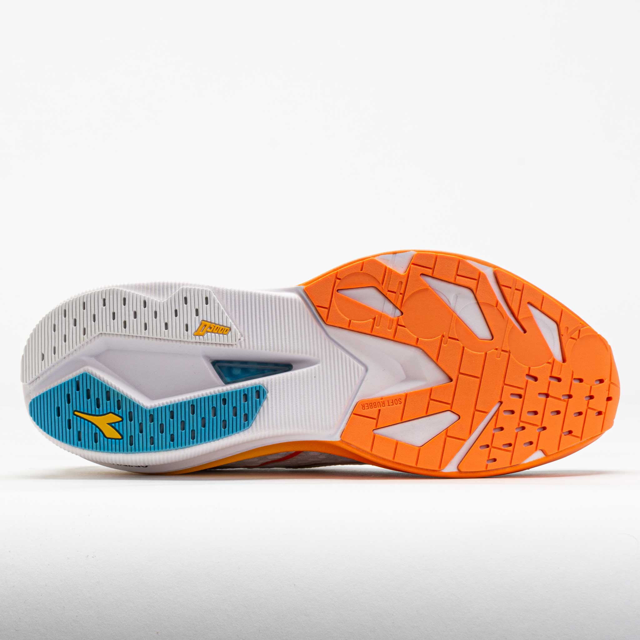 Diadora Mythos Blushield Volo 5 Men's White/Nectarine/Lemon Chrome