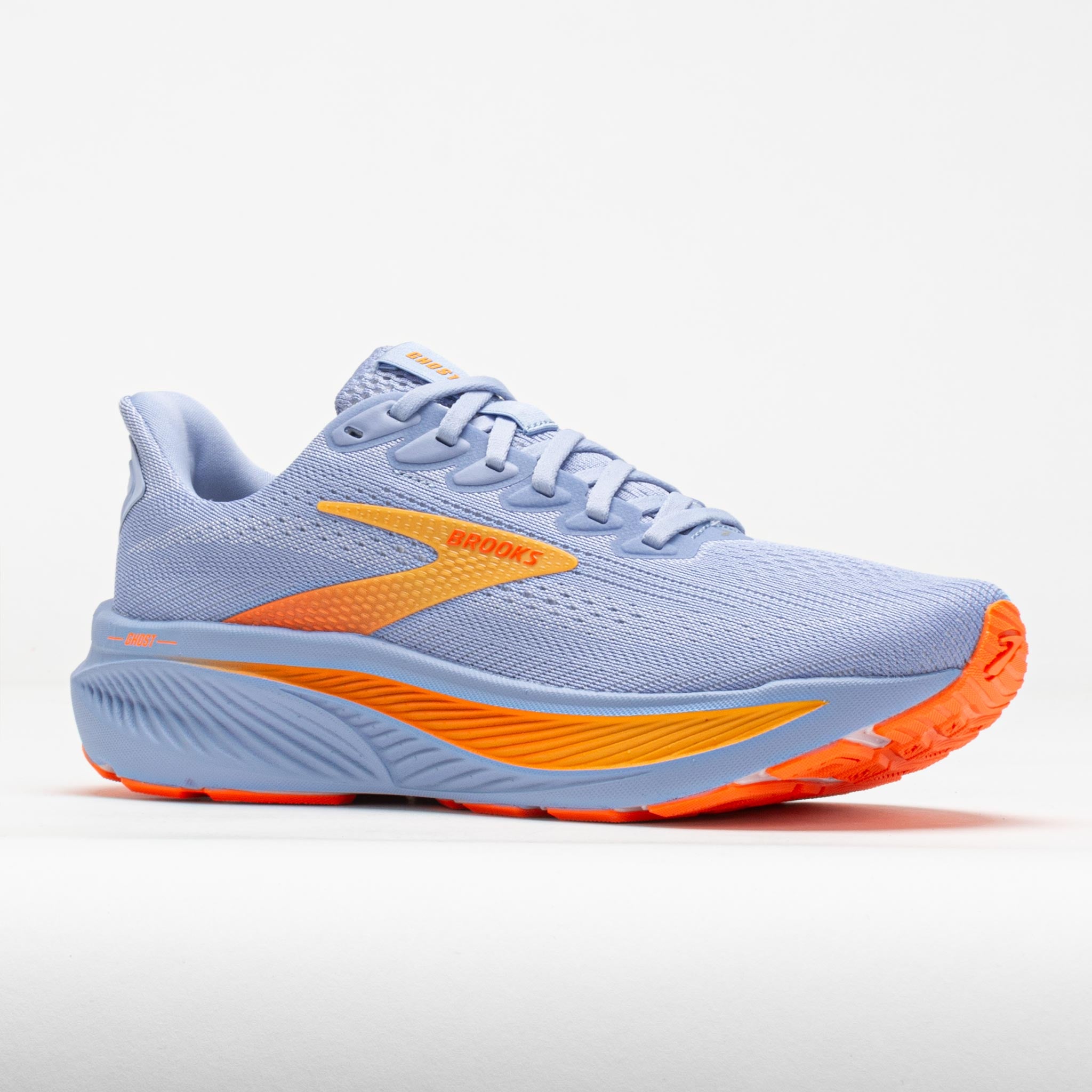 Brooks Ghost 17 Women's Blue Heron/White/Orange – Holabird Sports