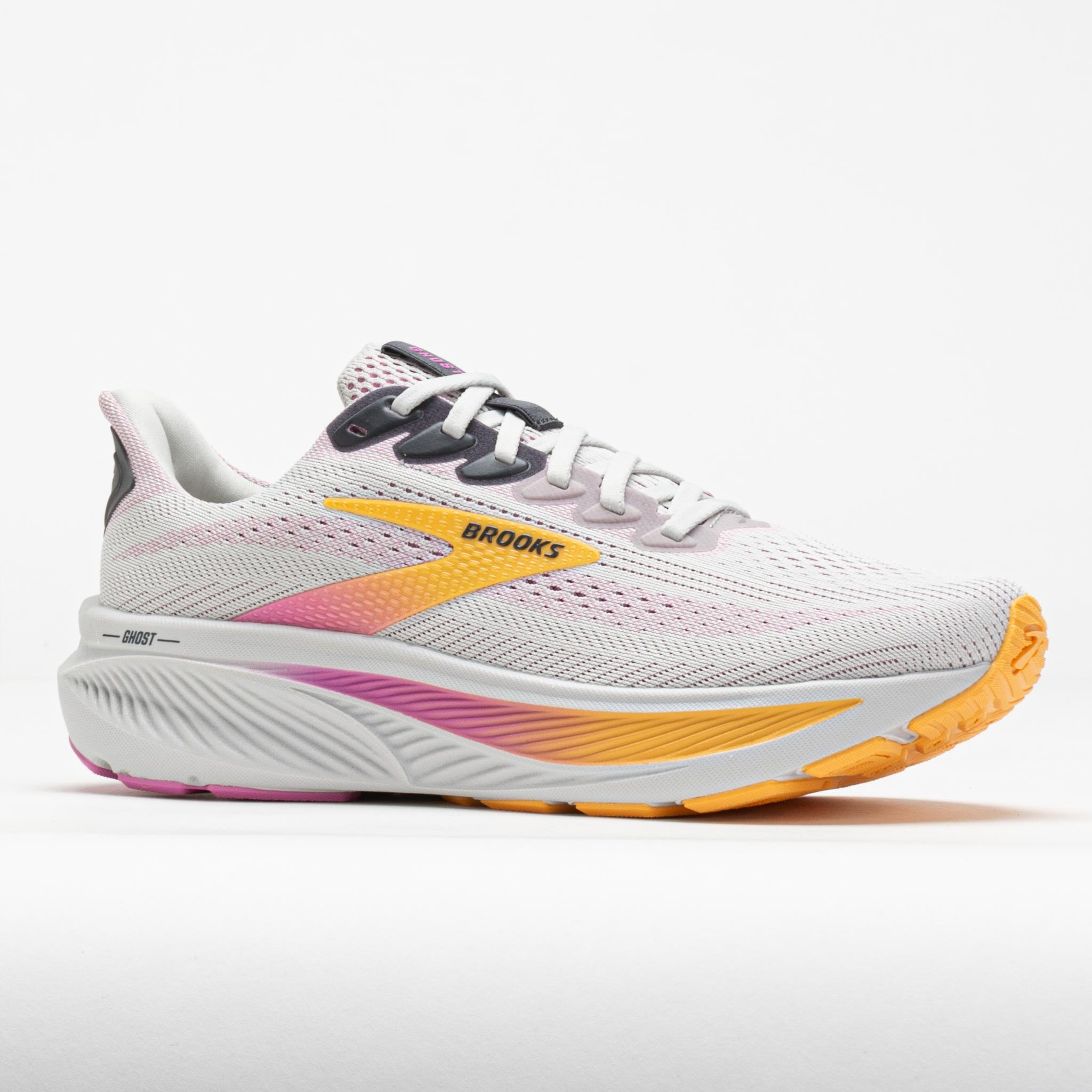 Brooks Ghost 17 Women's Oyster/Apricot/Pink – Holabird Sports