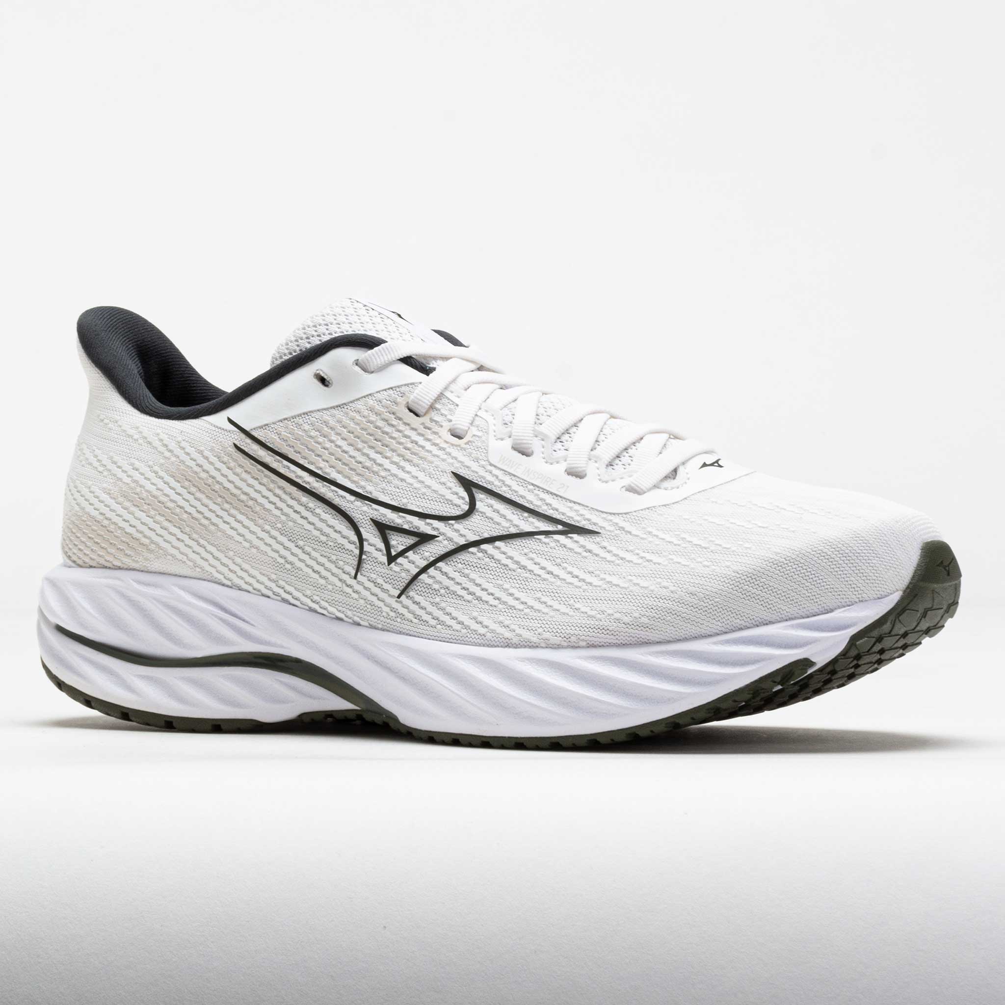 Mizuno Wave Inspire 21 Men's White/Grape Leaf – Holabird Sports