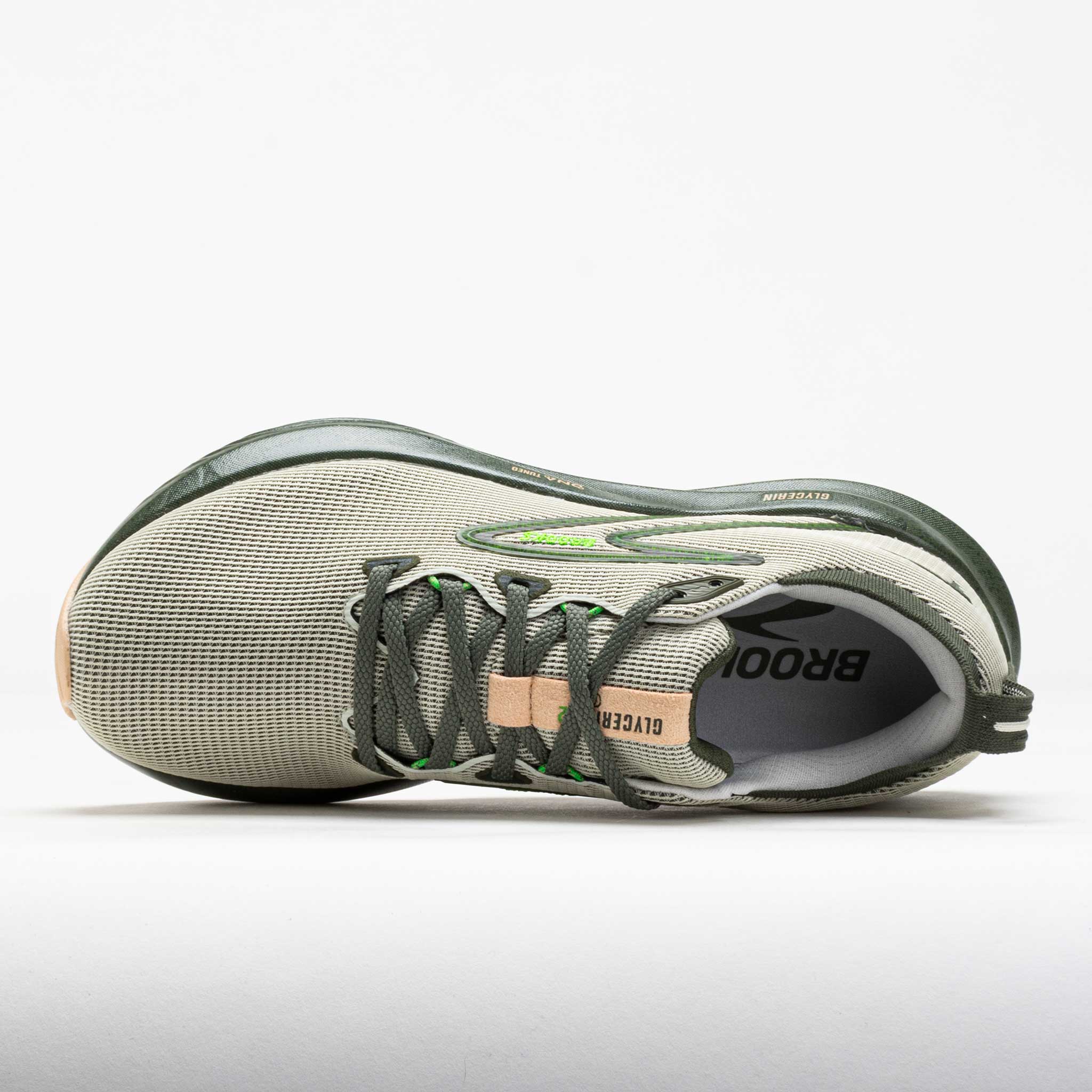 Brooks Glycerin 22 Men's Beetle/Celadon/Ivory – Holabird Sports