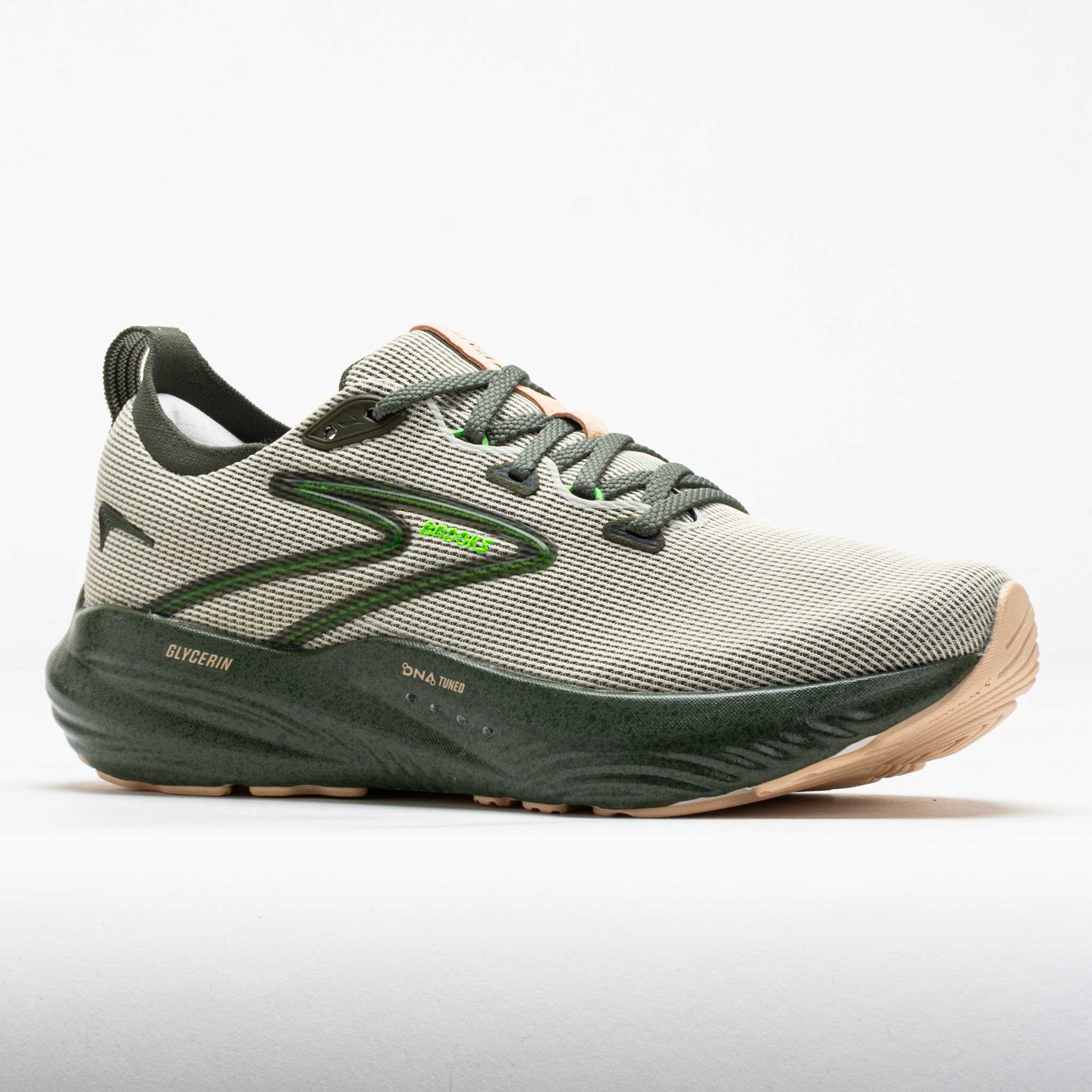 Brooks Glycerin 22 Men's Beetle/Celadon/Ivory