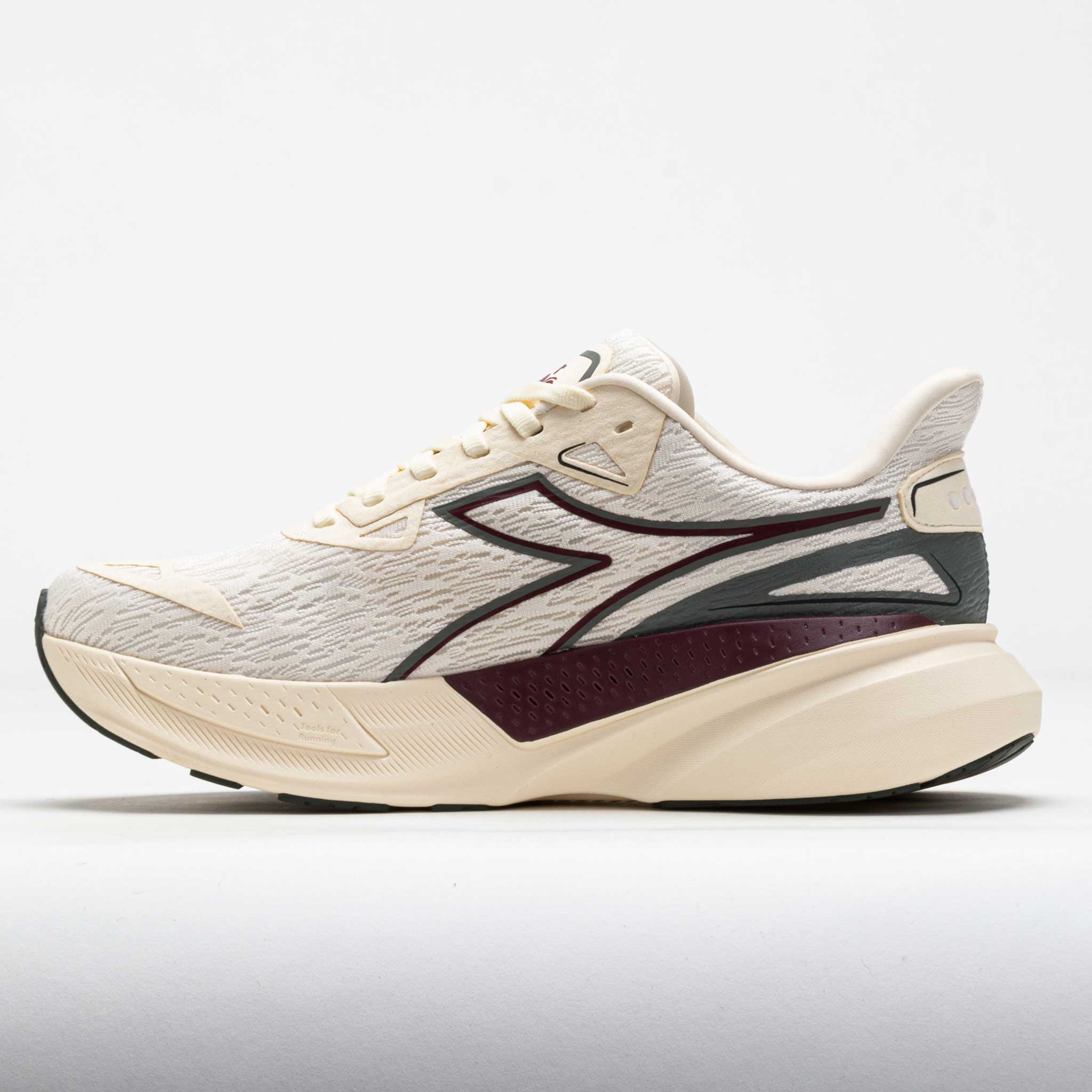 Diadora Nucleo 2 Men's Whisper White/Maroon Banner – Holabird Sports