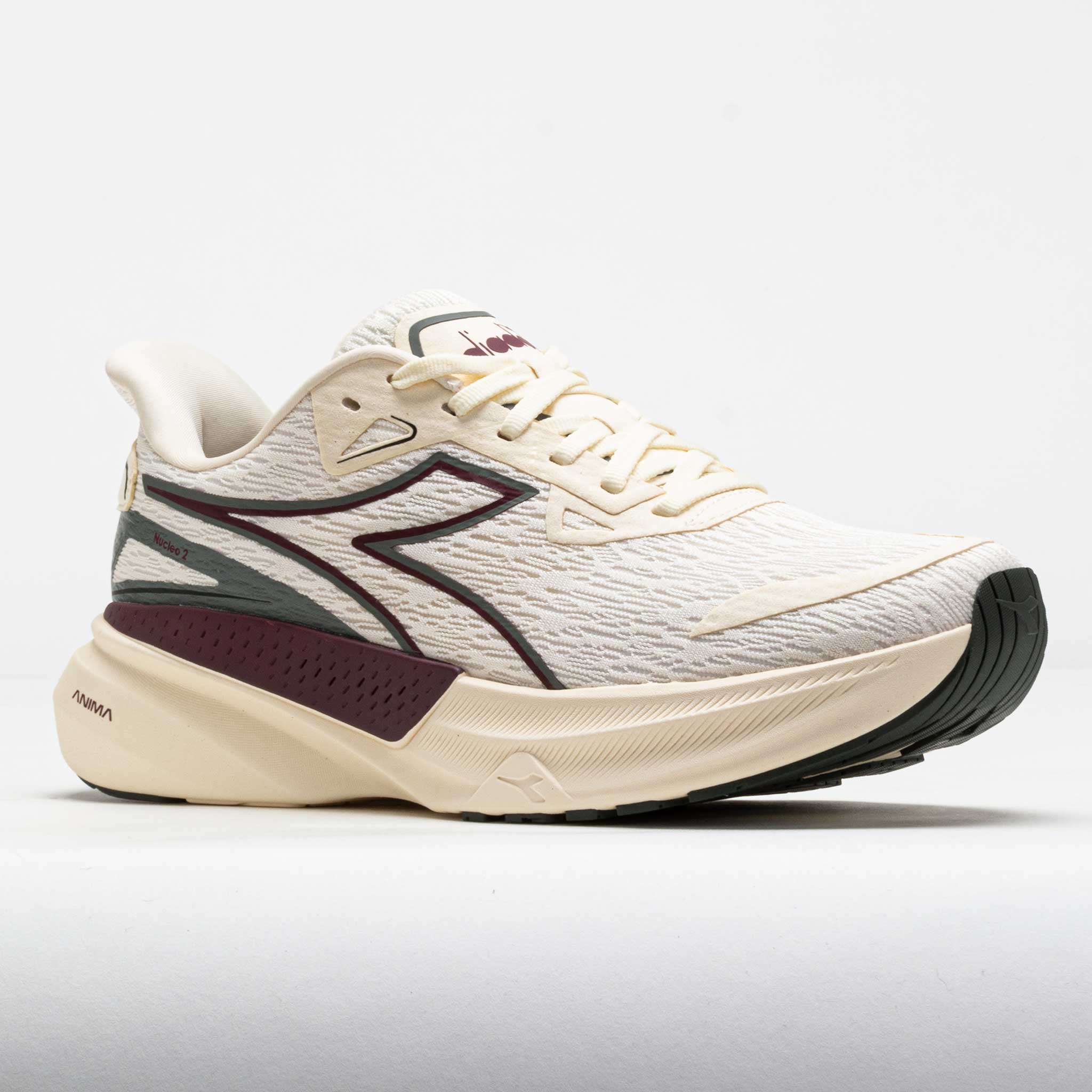 Diadora Nucleo 2 Men's Whisper White/Maroon Banner