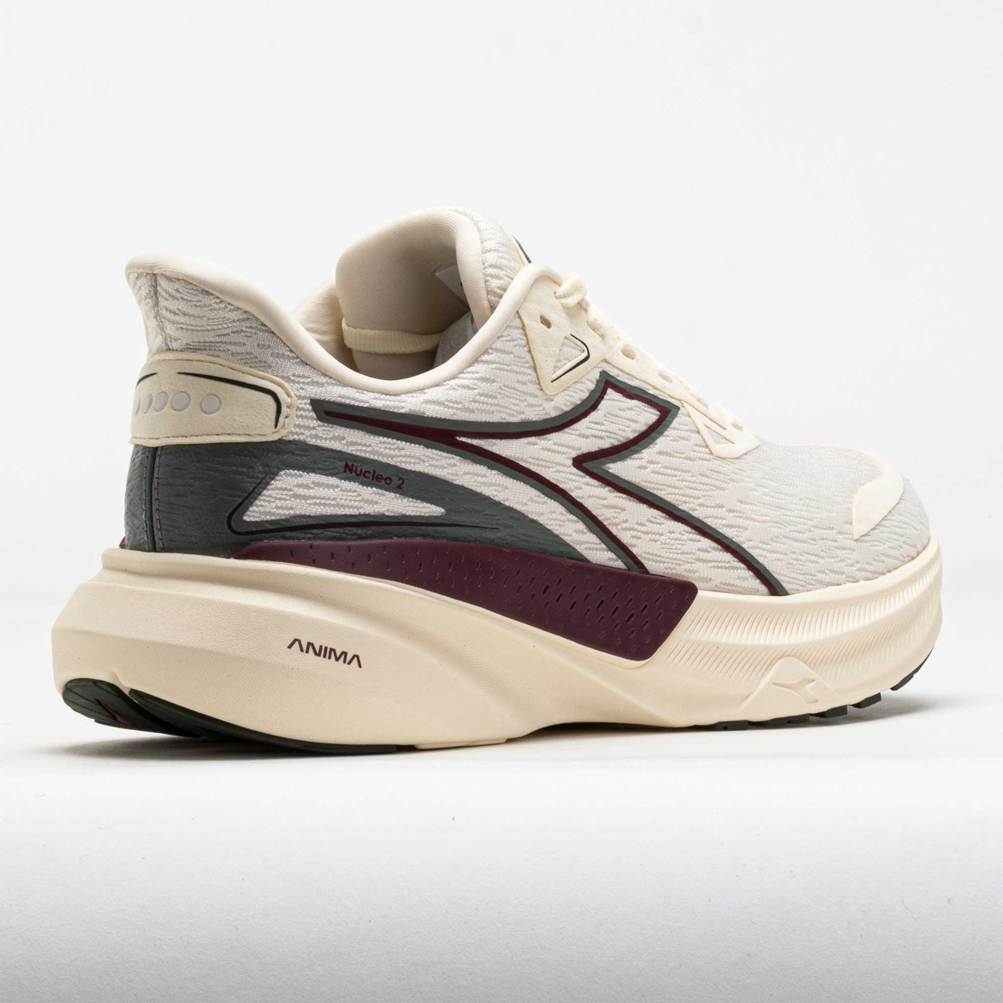 Diadora Nucleo 2 Men's Whisper White/Maroon Banner