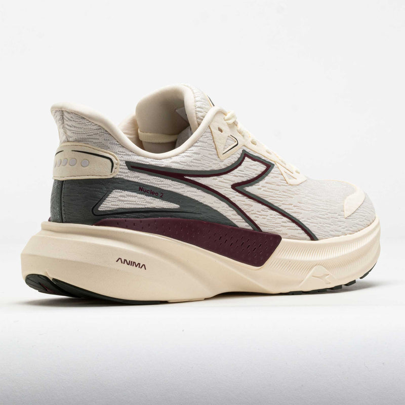 Diadora Nucleo 2 Men's Whisper White/Maroon Banner