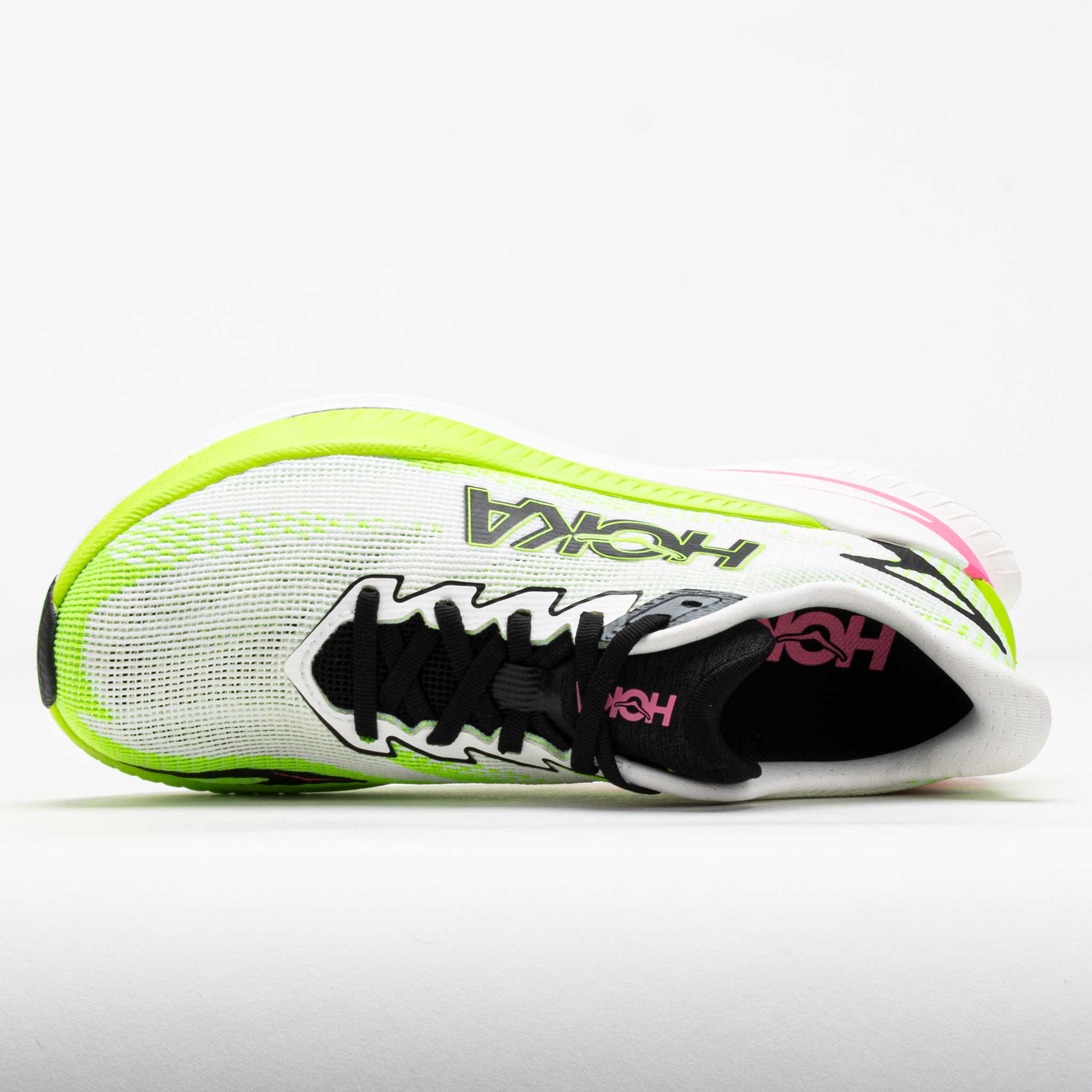 HOKA Mach X 3 Women's White/Neon Lime