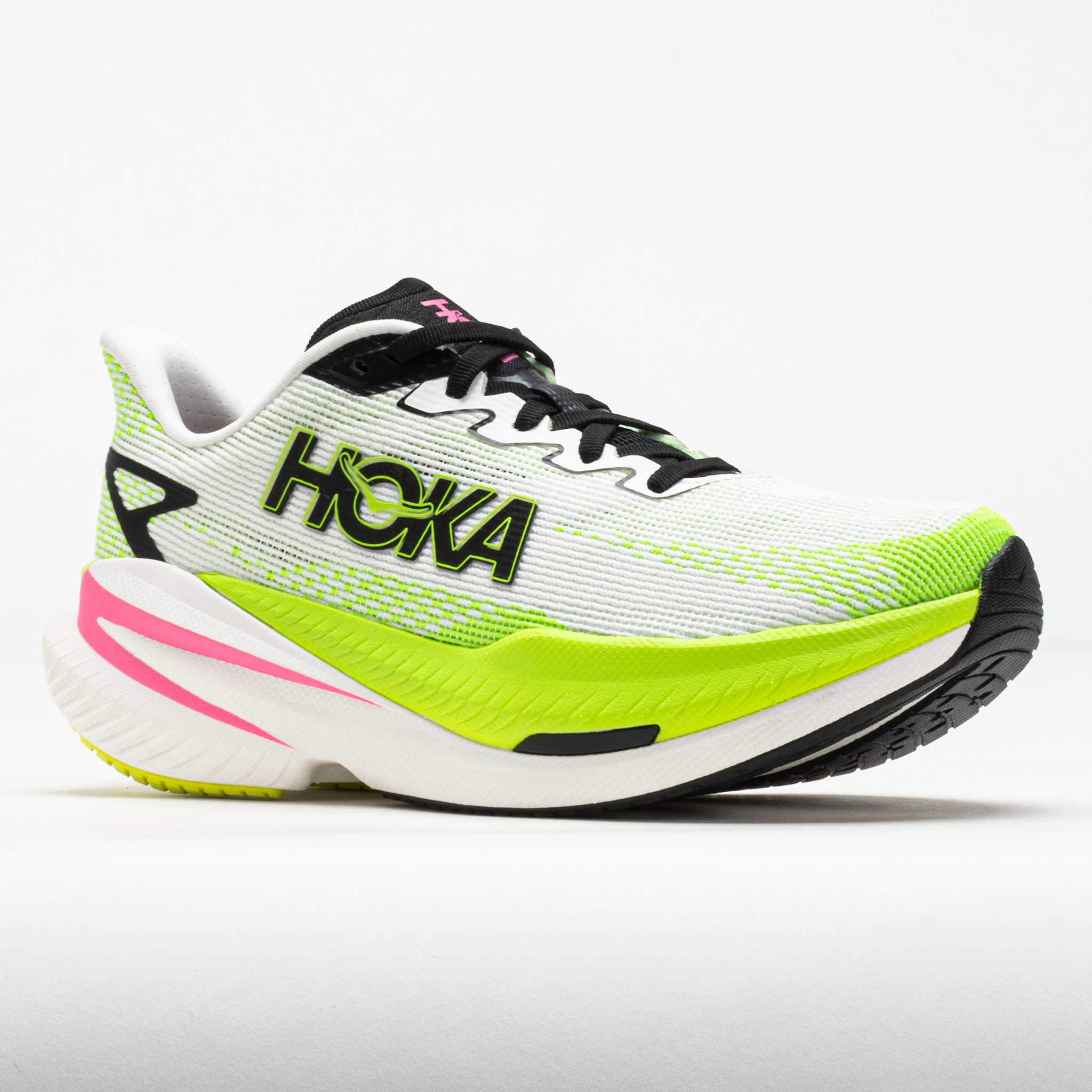 HOKA Mach X 3 Women's White/Neon Lime