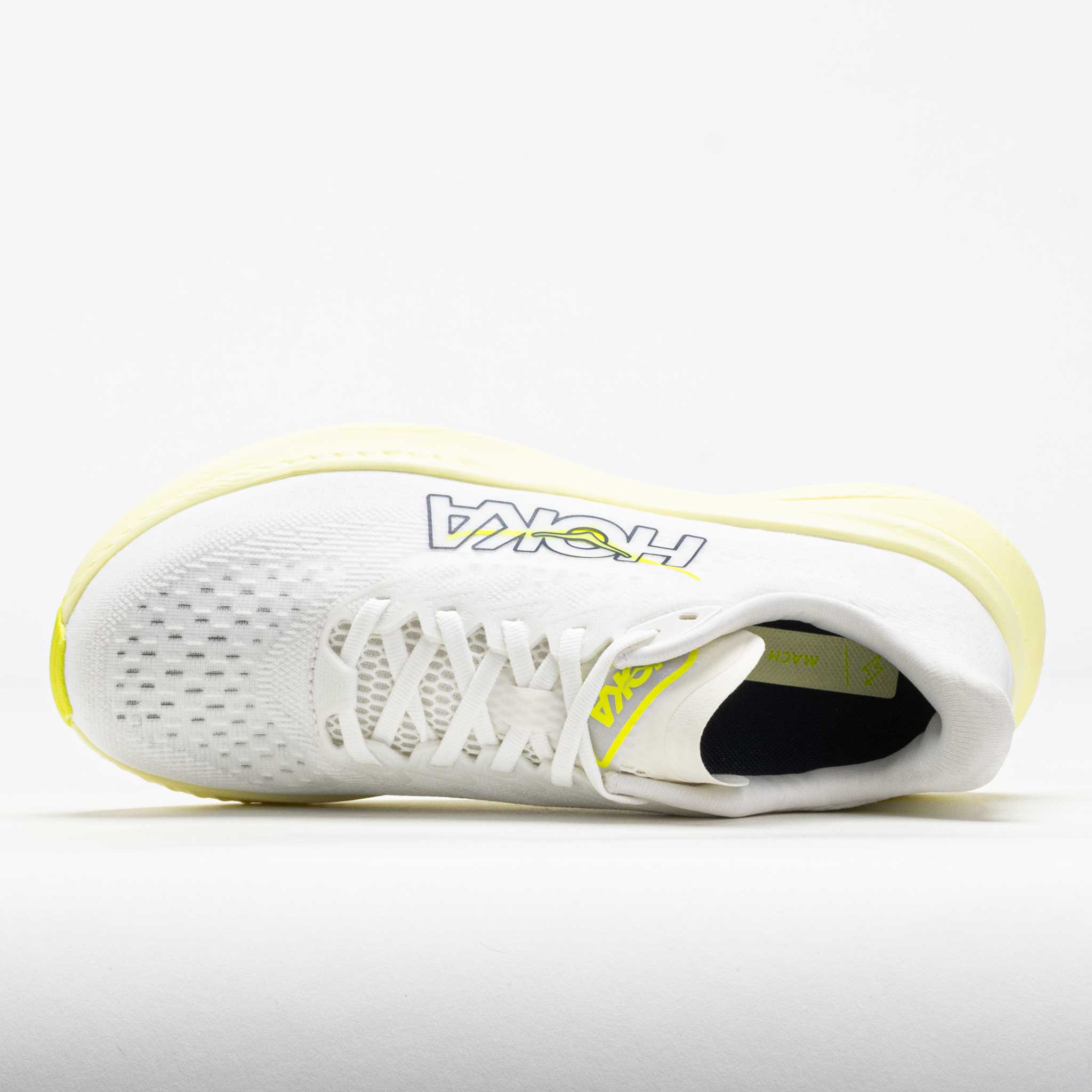HOKA Mach 6 Women's White/Neon HOKA Citrus – Holabird Sports