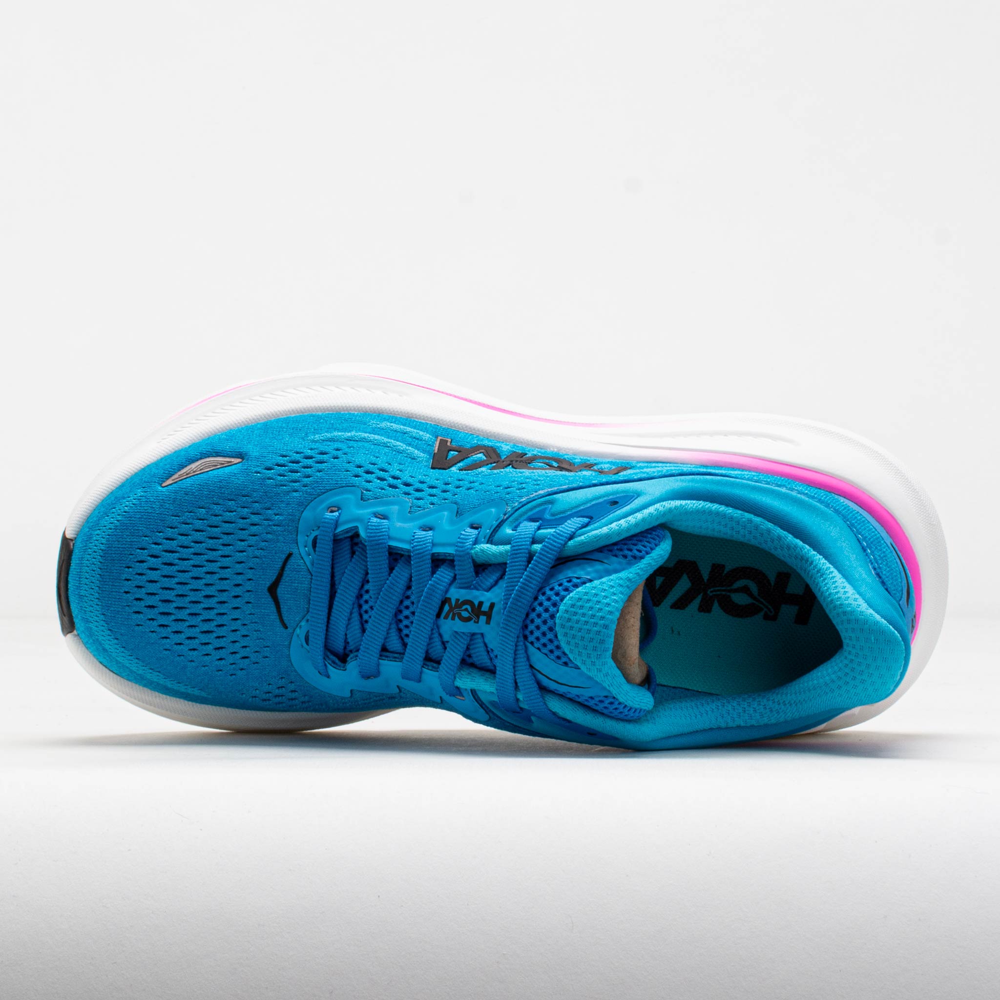 HOKA Bondi 9 Women's Skyward Blue/Neon Fuchsia – Holabird Sports