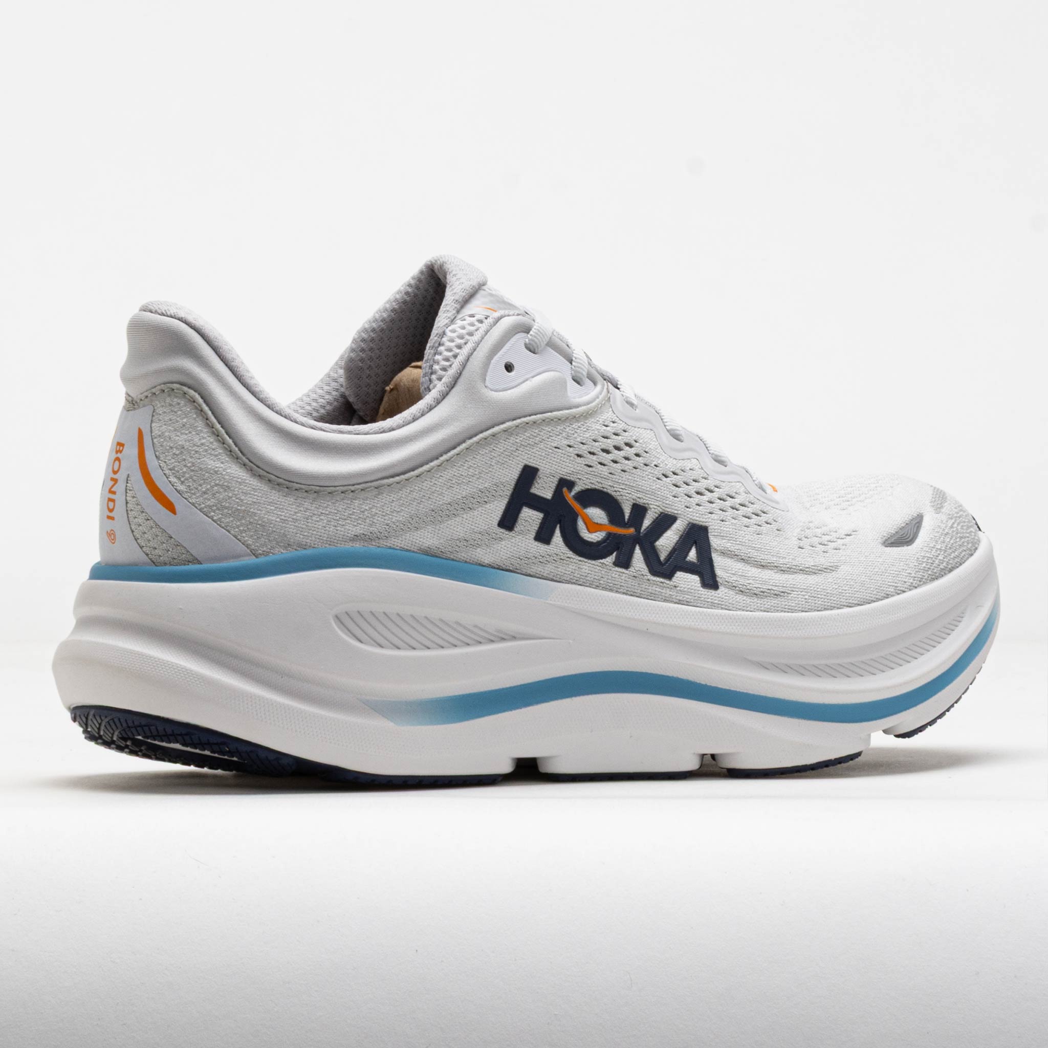 ★HOKA(W)★Bondi 9 Running Shoes(Wide D)★Stardust HOKA Women's Bondi 9 Wide Stardust/Silver Running Shoes
