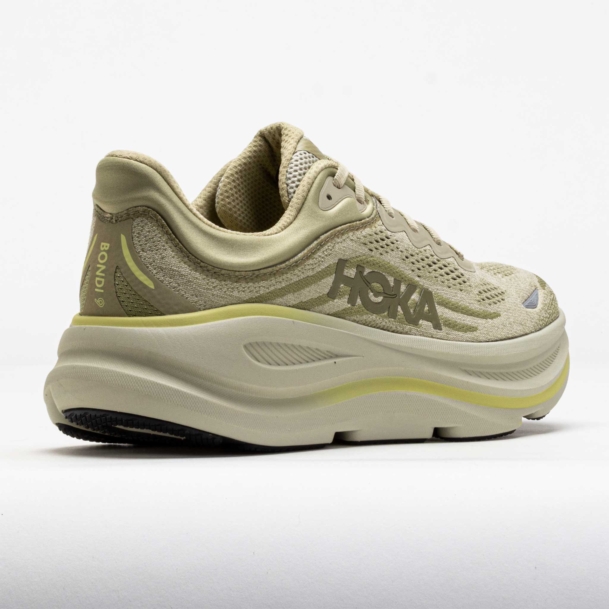 HOKA Bondi 9 Men's Grassland/Oyster Mushroom – Holabird Sports