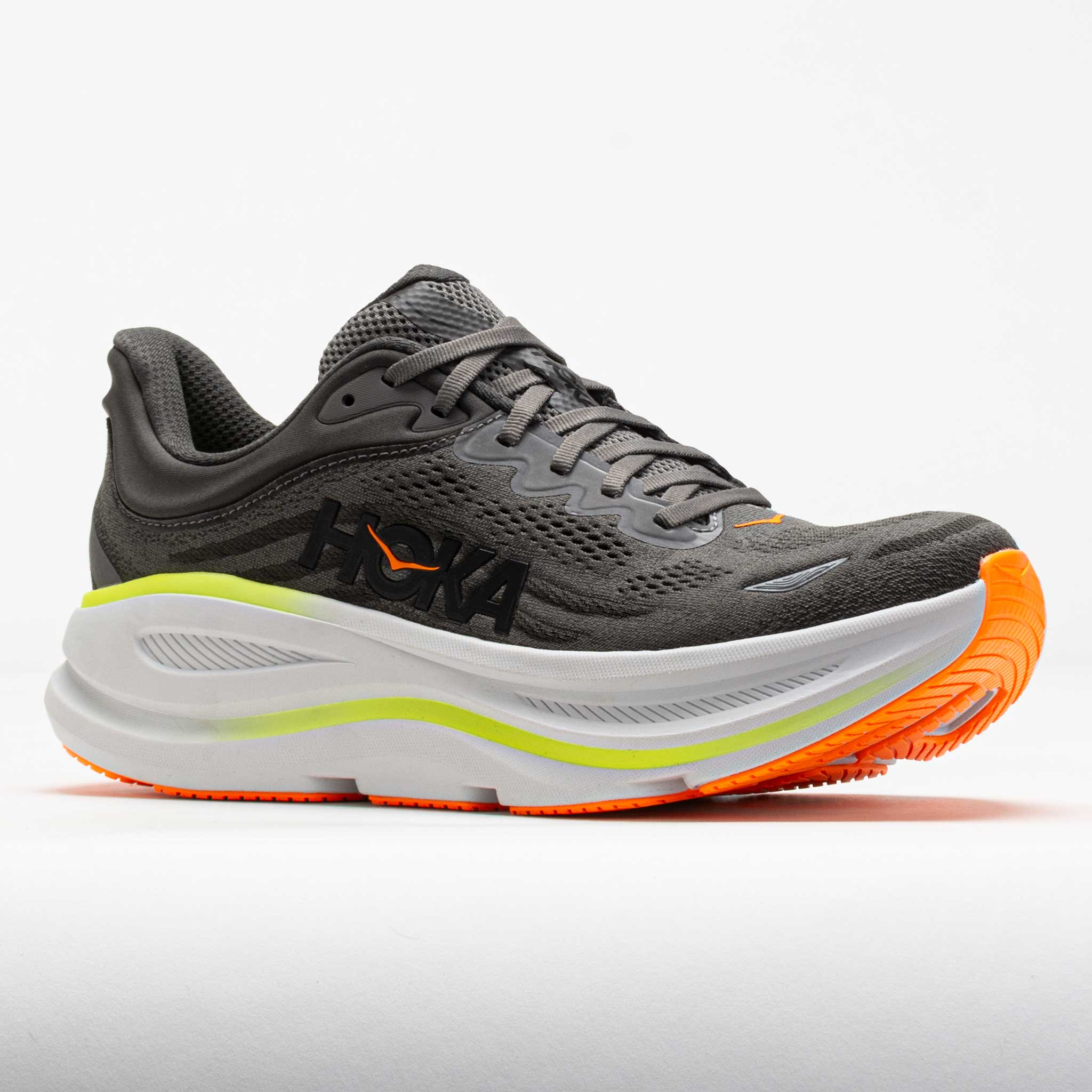 HOKA Bondi 9 Men's Asphalt Grey/Gravel