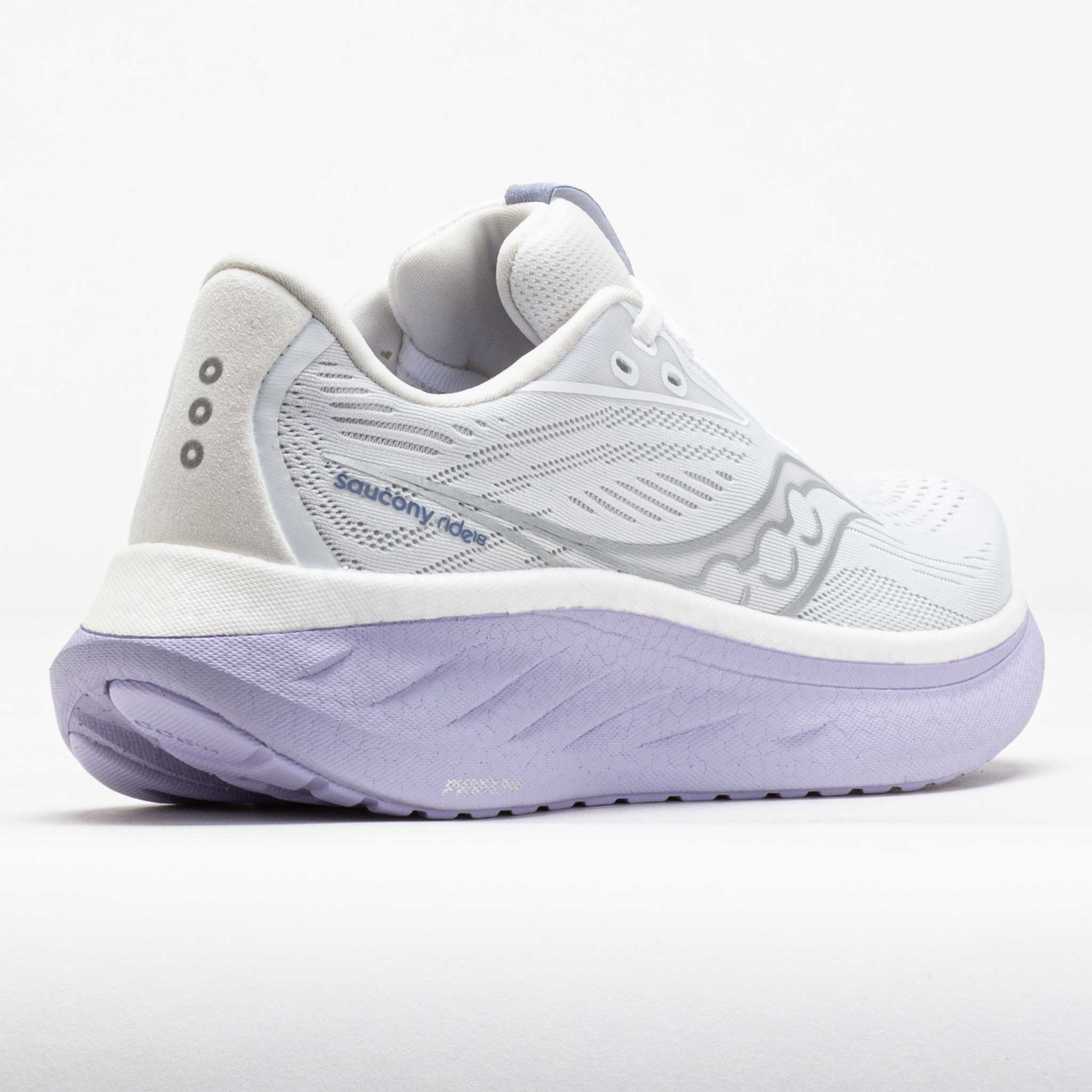 Saucony Ride 18 Women's White/Thistle – Holabird Sports