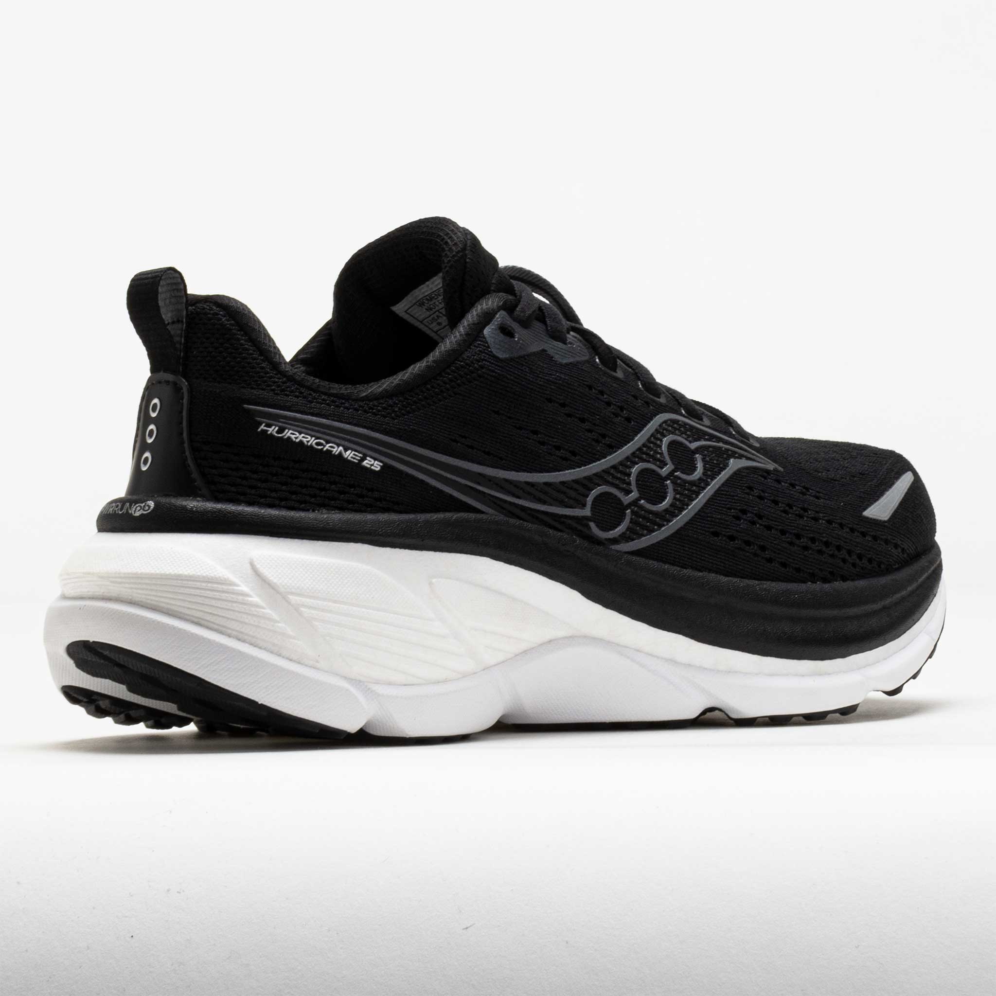 Saucony Hurricane 25 Men's Black/White – Holabird Sports