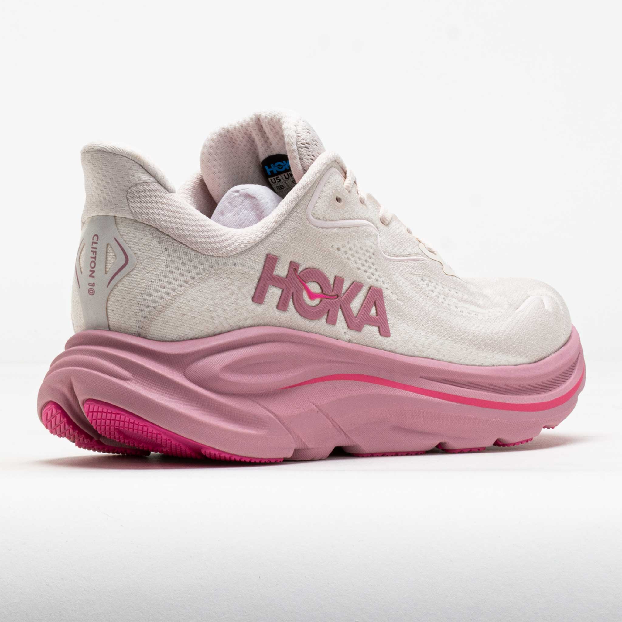 HOKA Clifton 10 Women's Rose Cream/Dried Rose – Holabird Sports