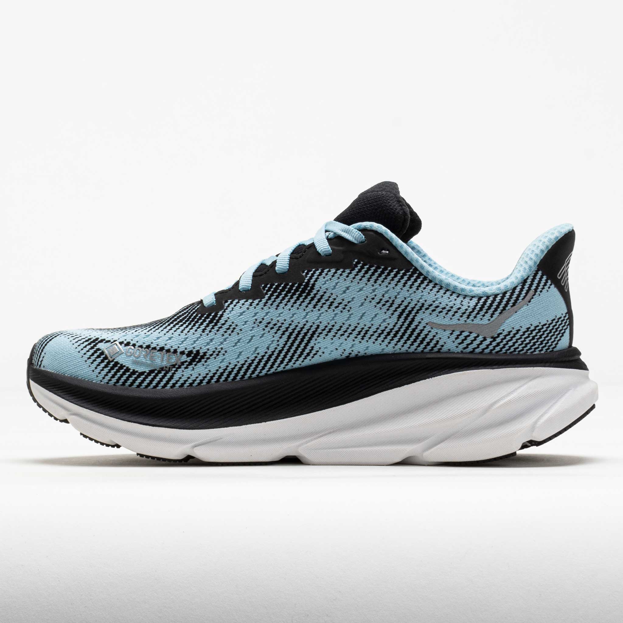 HOKA Clifton 9 GTX Women's Black/Raindrop – Holabird Sports