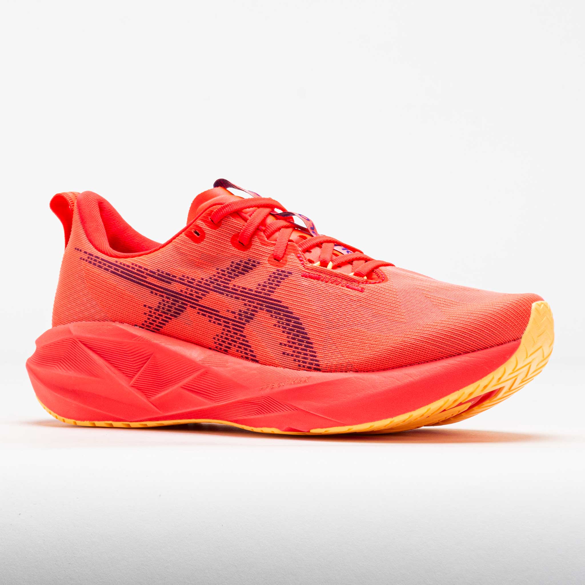 デジタルハリネズミ　レッド ASICS Novablast 5 Men's Flash Red/Edo Purple – Holabird Sports