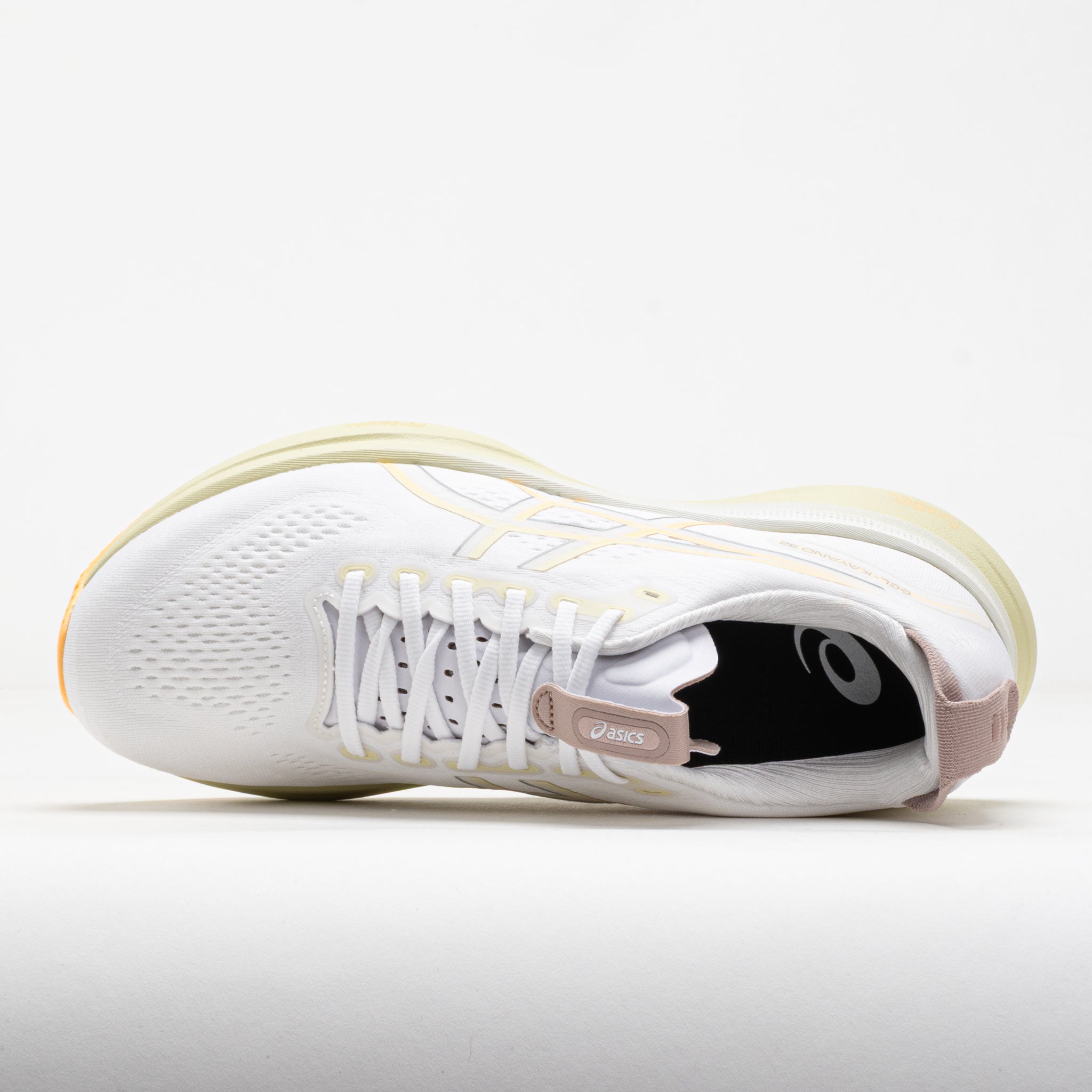 ASICS GEL-KAYANO 32 メンズ ランニングシューズ WHITE/ORANGE Asics Men's Gel-Kayano 32 White / Orange Glow Running Shoes