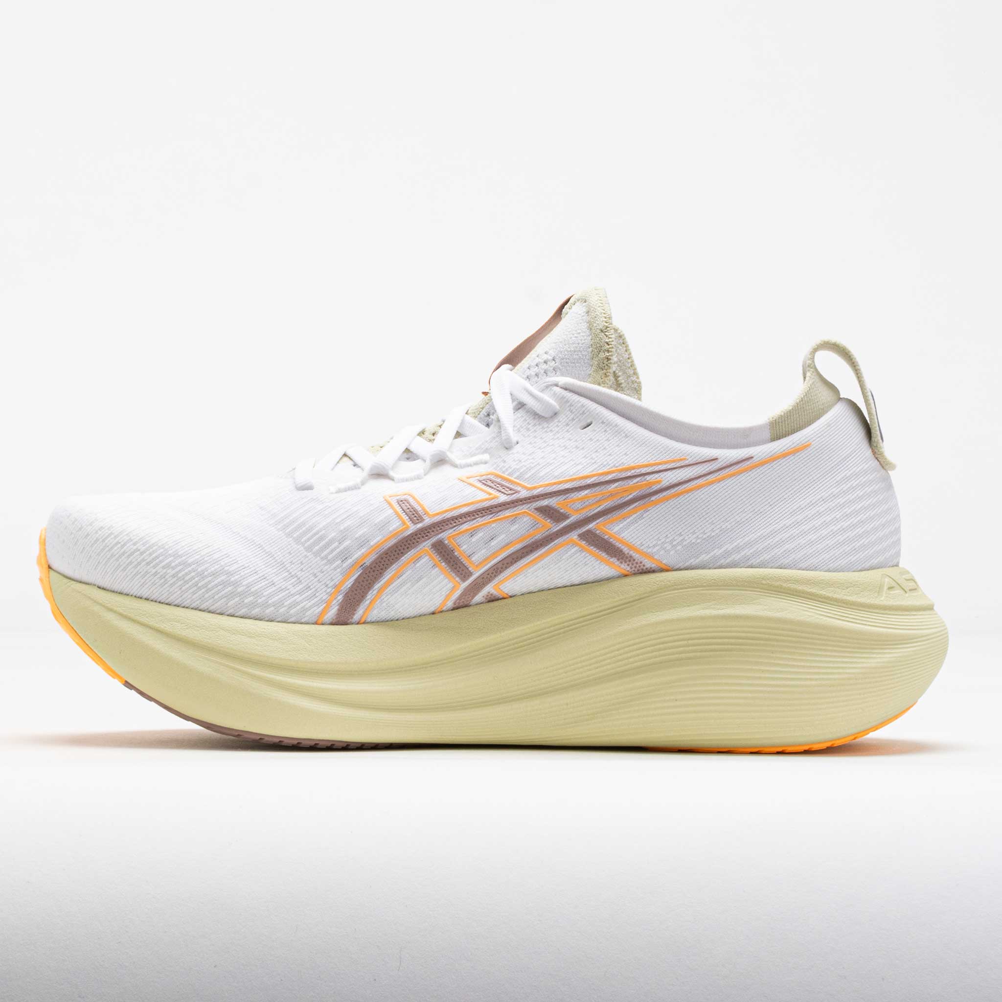 ASICS GEL-Nimbus 27 Men's White/Fawn – Holabird Sports
